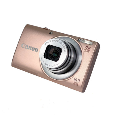Canon PowerShot A4000 IS Digital Compact - Peach Pink