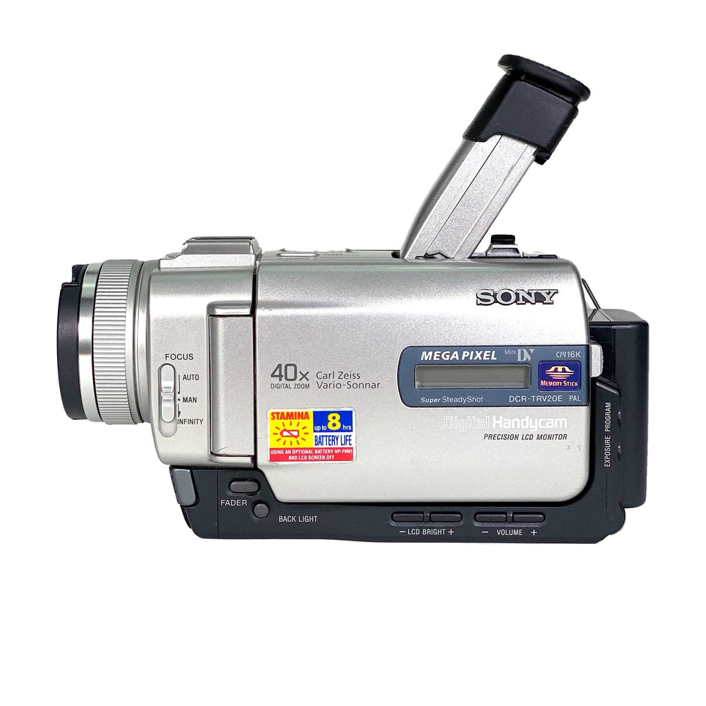 ソニー ビデオカメラDCR-TRV20 ミニDVテープ 作動機 電源セット 美品◾️発送時点検