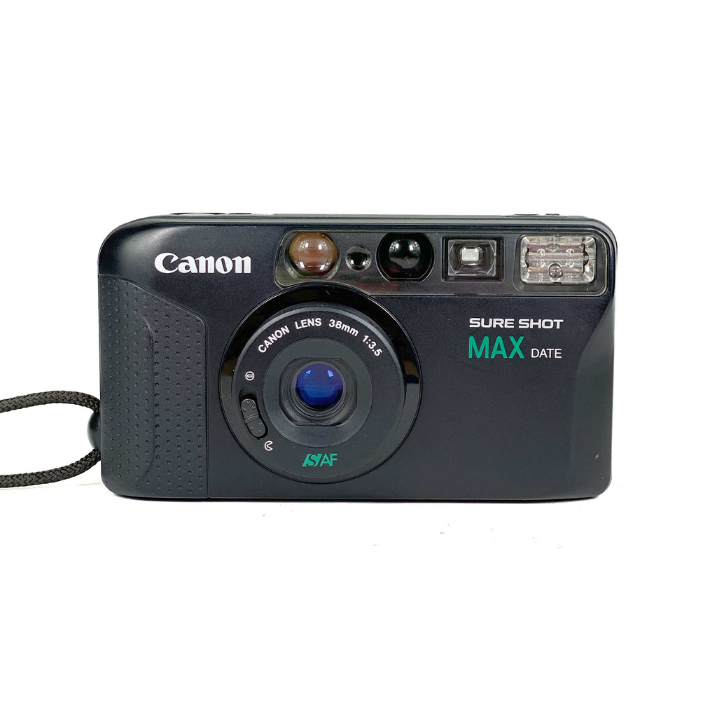 canon sure shot max date camera