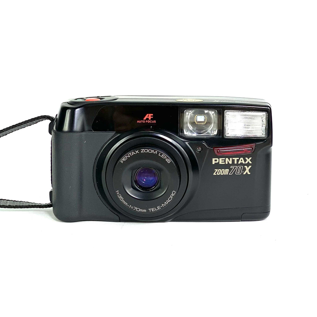 ★動作品★Pentax Zoom 70x 35mm film Camera Pentax Zoom 70-X 35mm Point & Shoot Film Camera From JAPAN