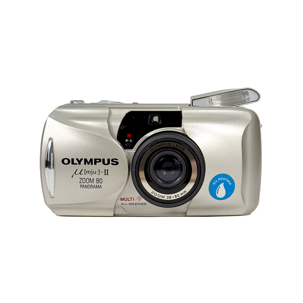 Olympus Mju II Zoom 80 Panorama Quartzdate – Retro Camera Shop