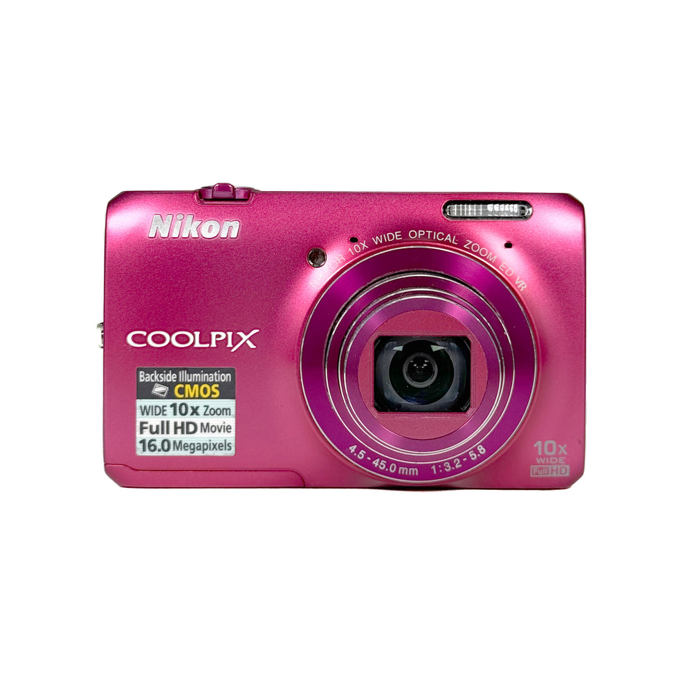 Nikon Coolpix S6300 Compact 16MP 10x Zoom Noir - Reconditionné Avec Accessoires