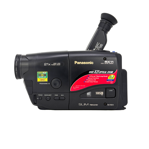 Panasonic Slim Palmcorder NV-RX11 VHS-C PAL Camcorder – Retro