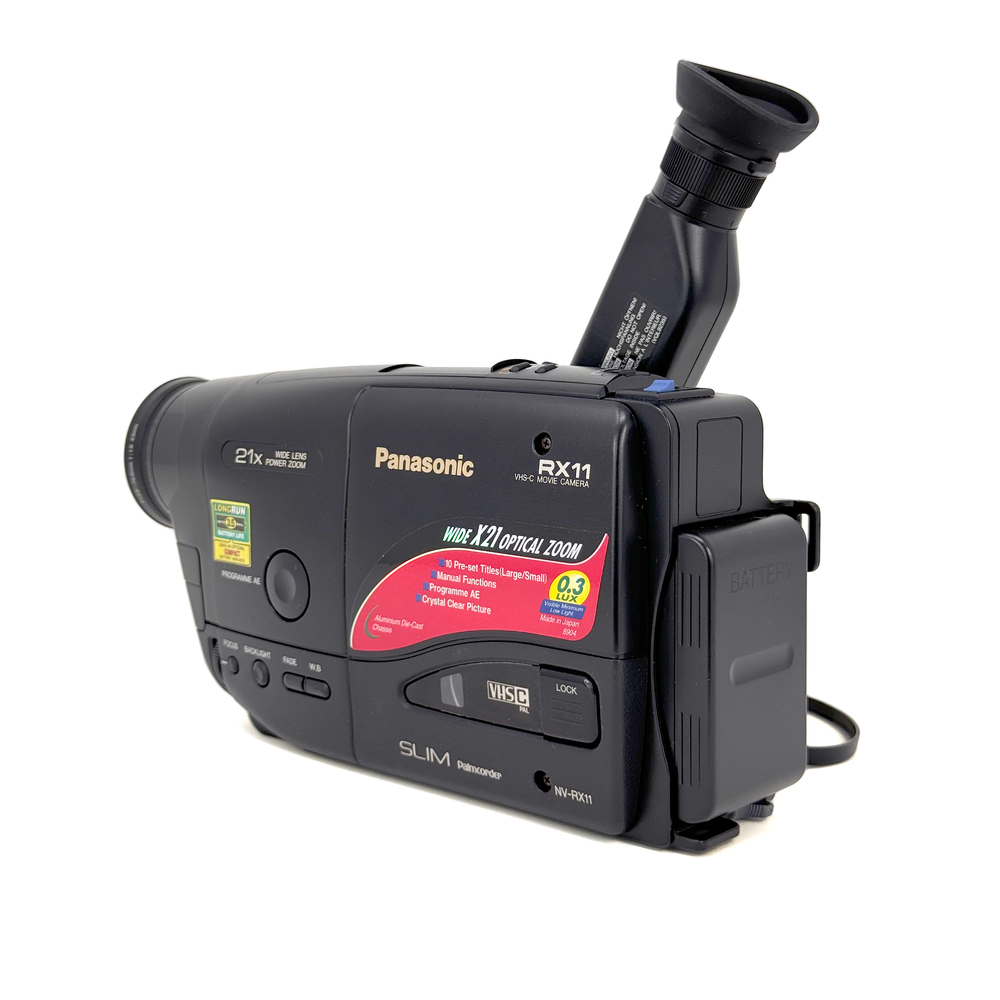 Panasonic Slim Palmcorder NV-RX11 VHS-C PAL Camcorder – Retro