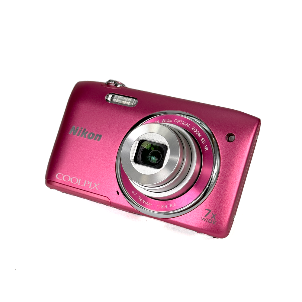 Nikon COOLPIX S3500 ピンク 美品 訳あり Nikon Coolpix S3500 Digital Compact – Retro Camera Shop