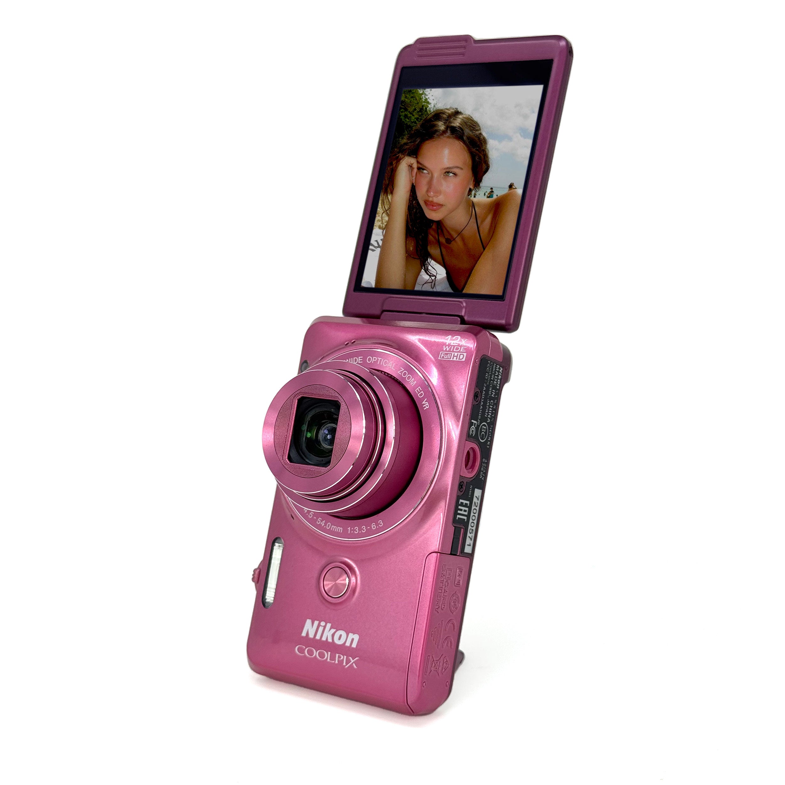 【美品】NIKON COOLPIX S6900 ピンク Junk Nikon COOLPIX S6900 Pink 16.2MP Compact Digital Camera