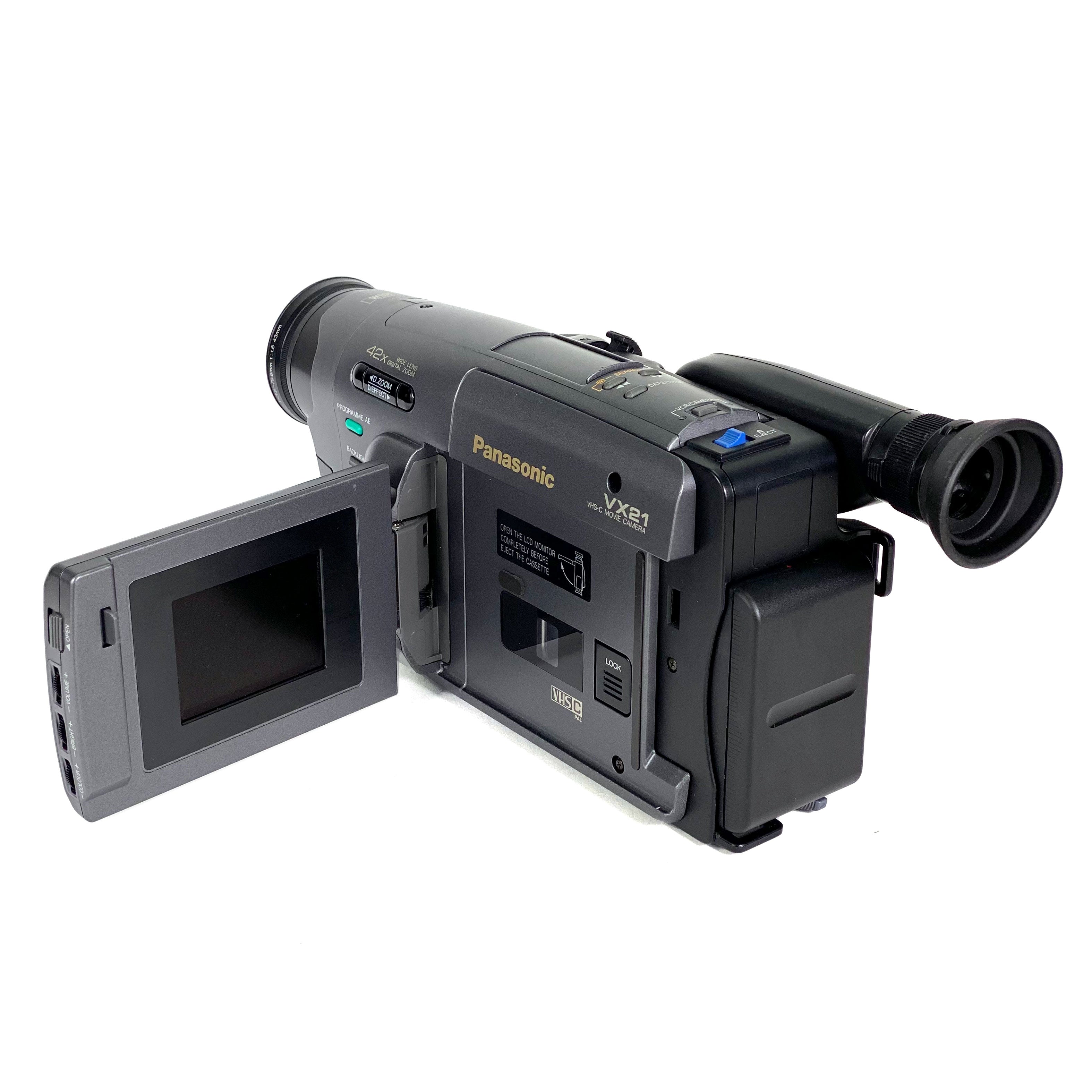 Panasonic Slim Vision NV-VX21 VHS-C PAL Camcorder – Retro Camera Shop