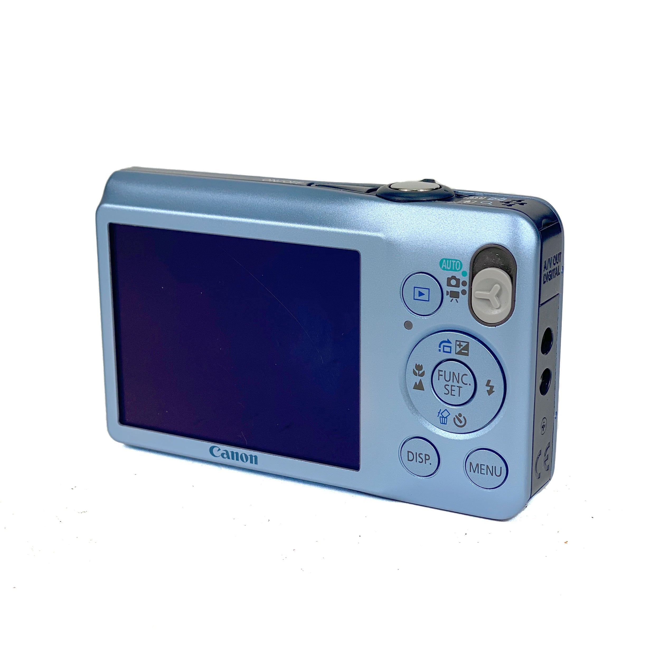 Canon IXUS ブルー コンパクトデジタルカメラ Canon IXUS 107 Digital Compact - Blue – Retro Camera Shop