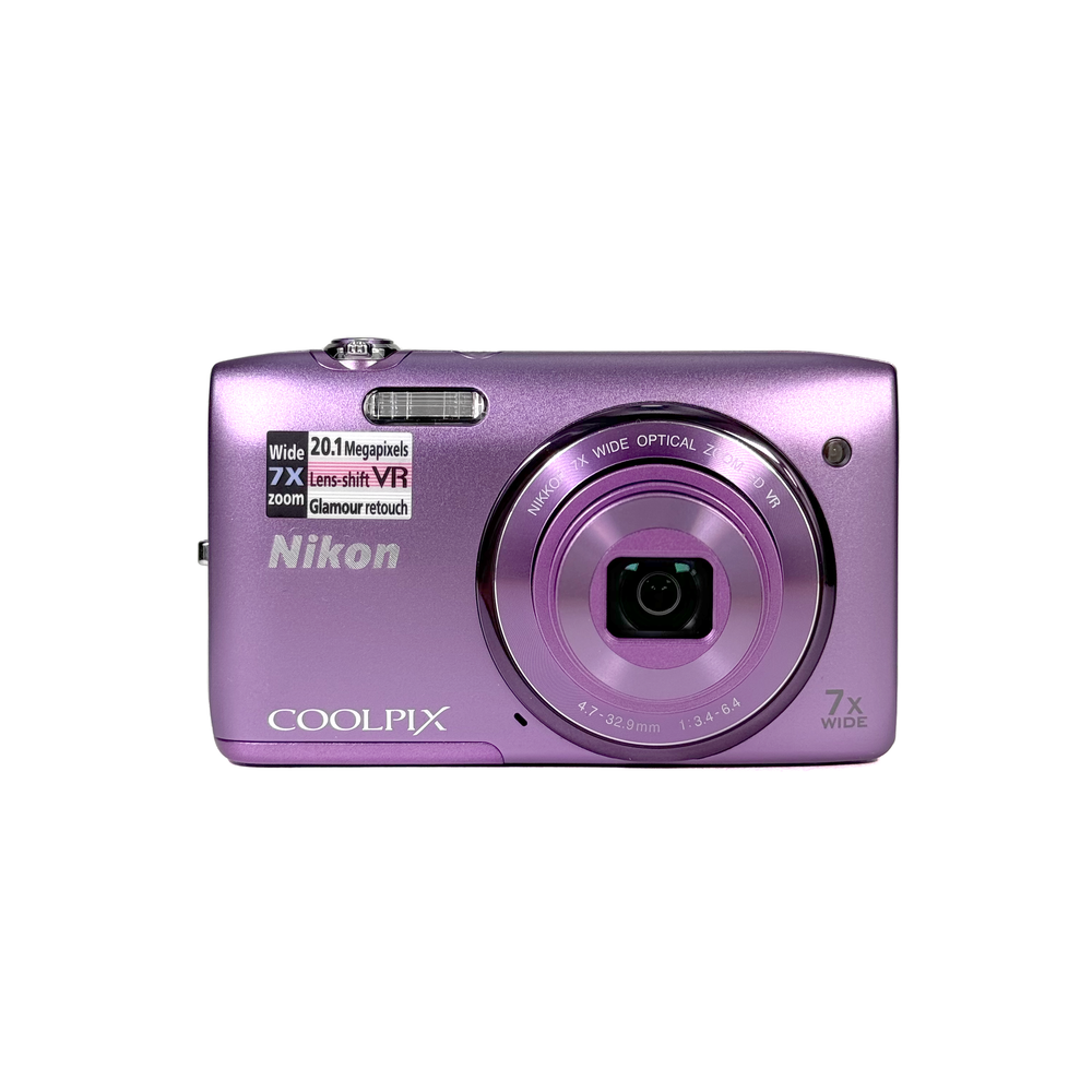 Nikon COOLPIX S3500 パープル Nikon COOLPIX S3500 Purple 20.05 MP Digital Camera English