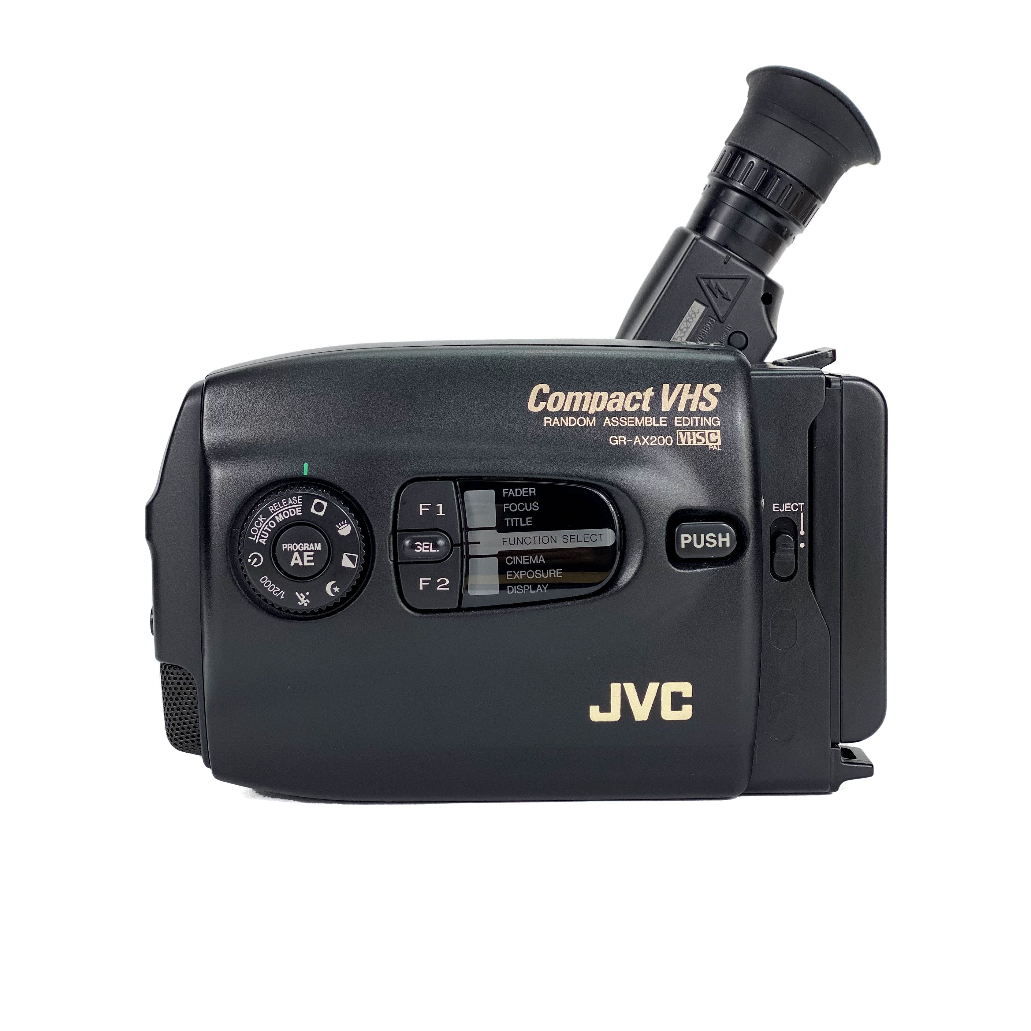 JVC GR-AX200E VHS-C PAL Camcorder – Retro Camera Shop