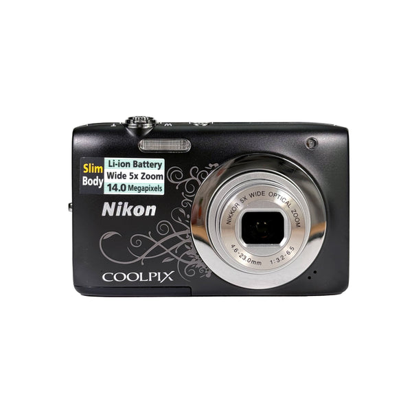 デジタルカメラ Nikon COOLPIX S2600 Nikon COOLPIX S2600 14.0MP Digital Camera - Black for sale