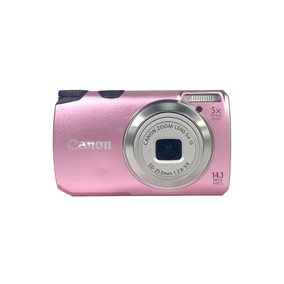 Canon Powershot A3200 IS Digital Compact - Pink