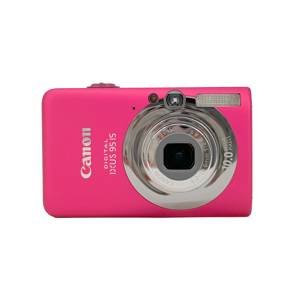 Canon IXUS 95 IS Digital Compact - Pink – Retro Camera Shop