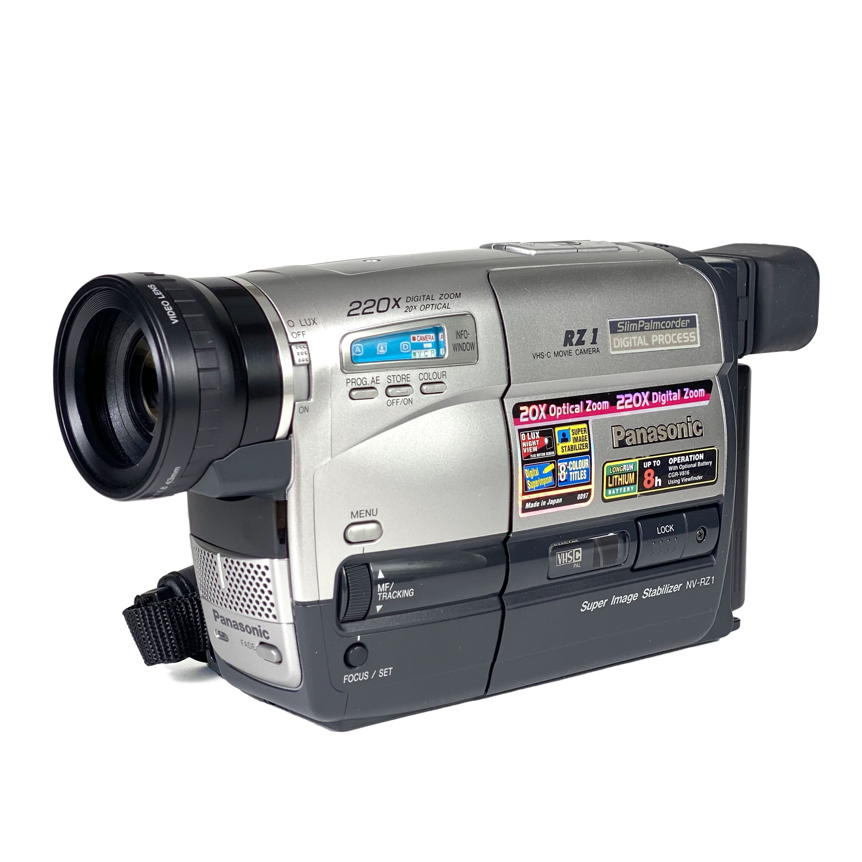 Panasonic NV-RZ1 VHS-C PAL Camcorder – Retro Camera Shop