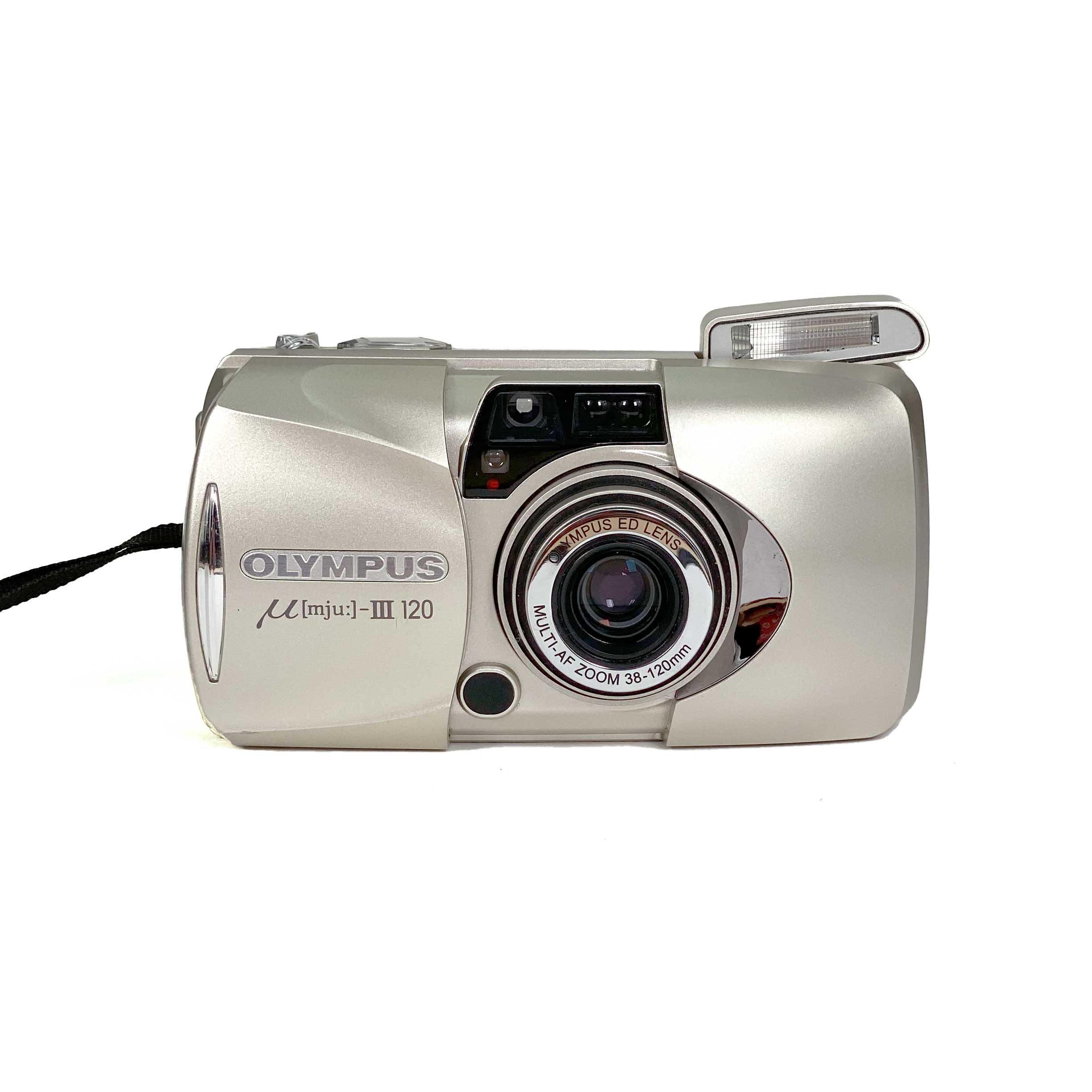 Olympus Stylus/MJU III 120 Point & Shoot Camera w/ Case and Manual - sale Clean