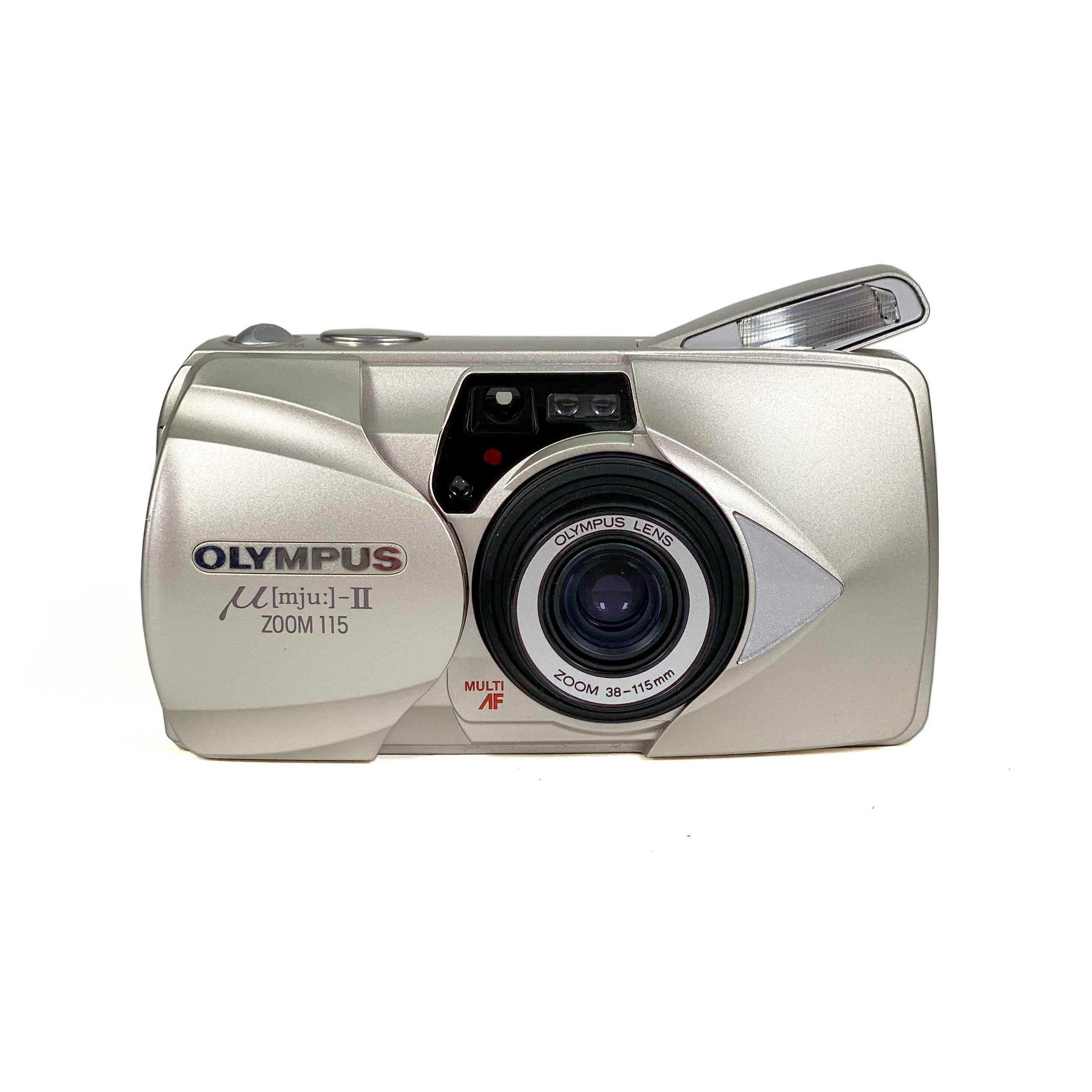 【完動 美品】OLYMPUS μ [mju:] ZOOM 115 リモコン付き 中古】OLYMPUS オリンパス μ[mju:] ZOOM 115 DELUXE コンパクト
