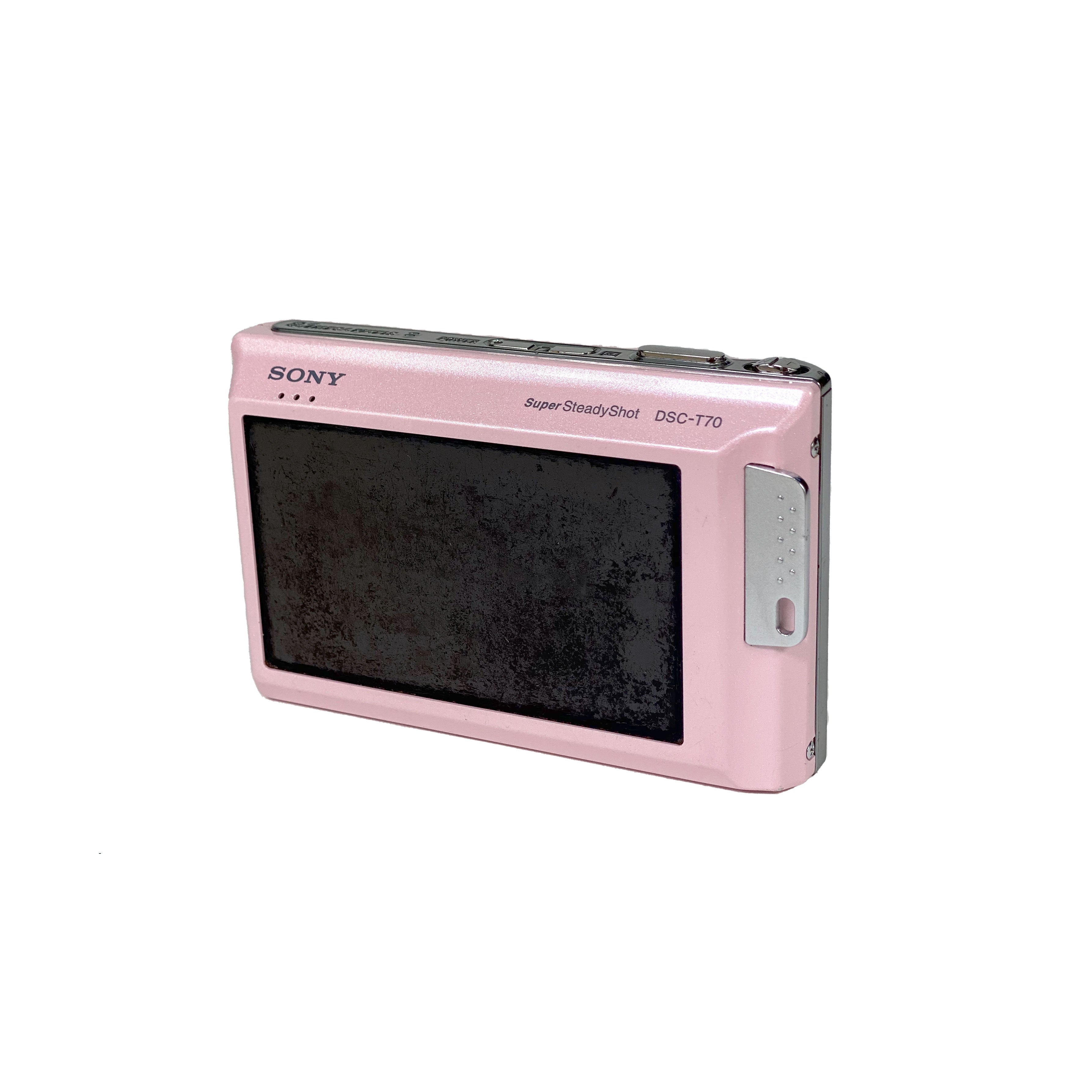 Sony Cyber-Shot DSC-T70 Digital Compact - Pink – Retro Camera Shop