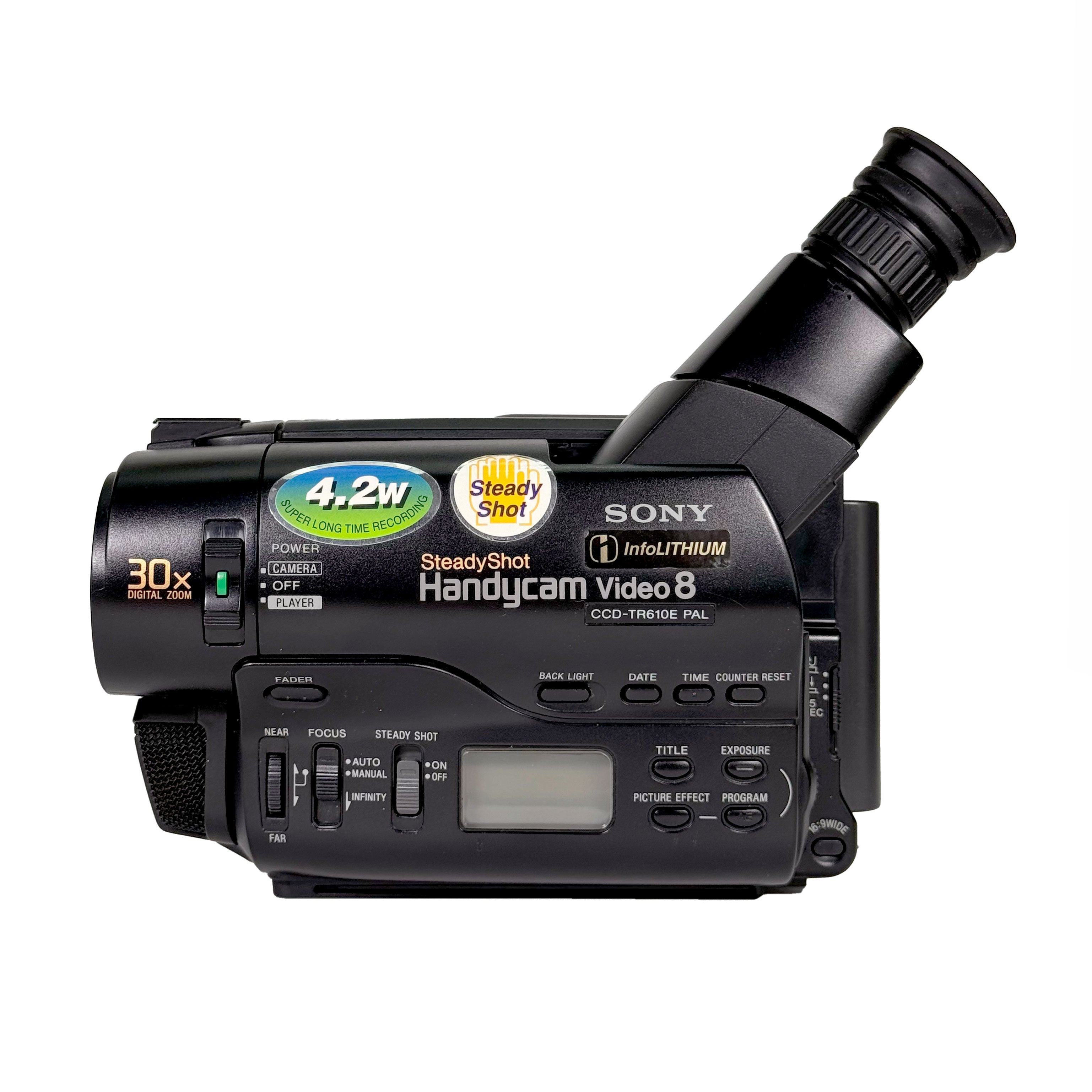 Player Sony 8mm Camera Sony 8mm Tape Player Camcorder /charger No Battery