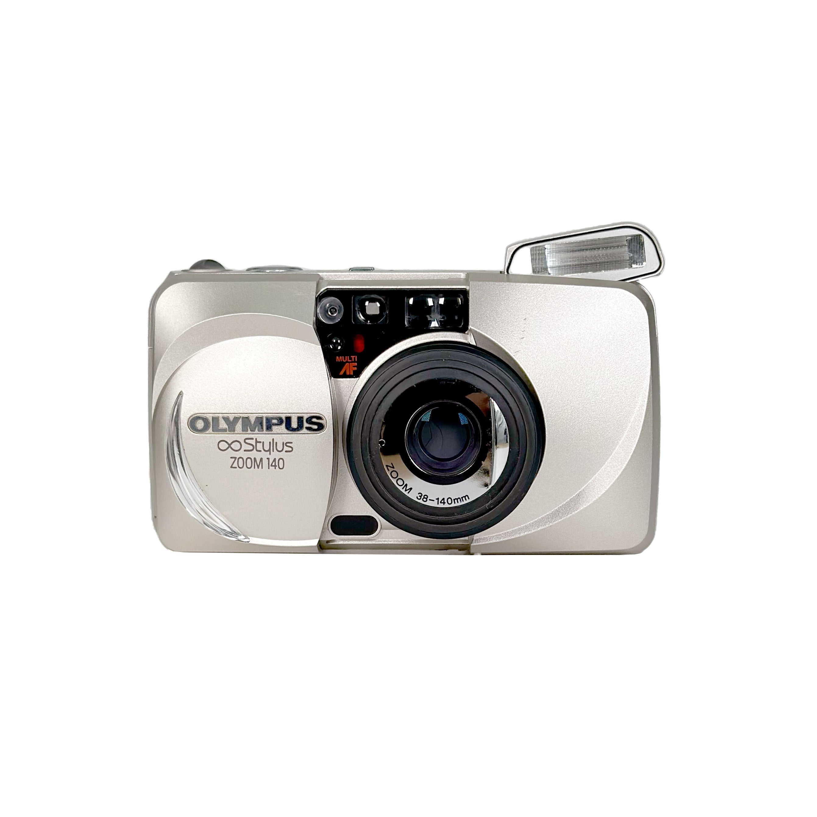 オリンパス STYLUS ZOOM140 電池付き - フィルムカメラ
