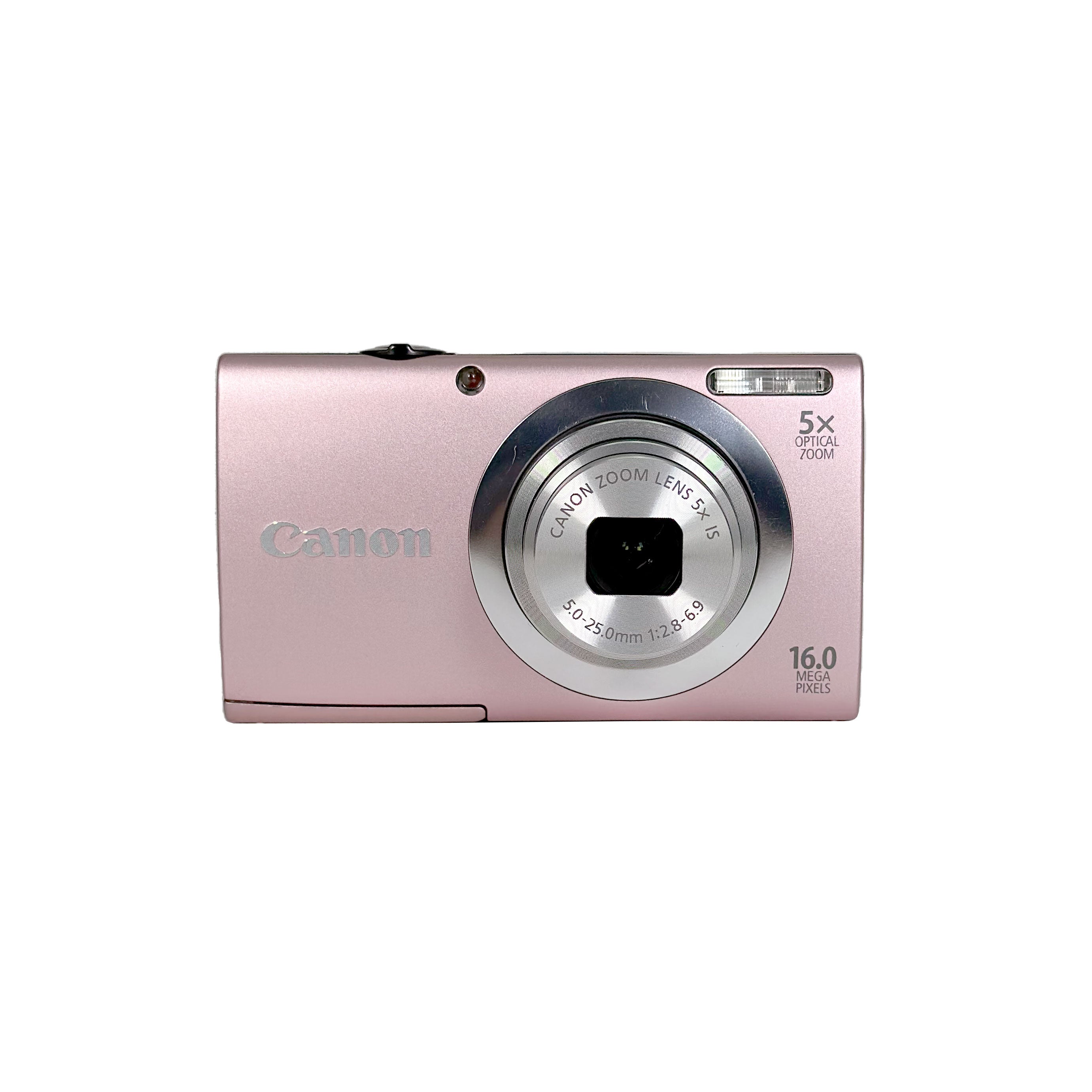 Canon PowerShot A2400 IS 5x Optical Zoom Compact Digital Camera -Pink | UK