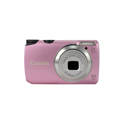 Canon Powershot A3200 IS Digital Compact - Pink