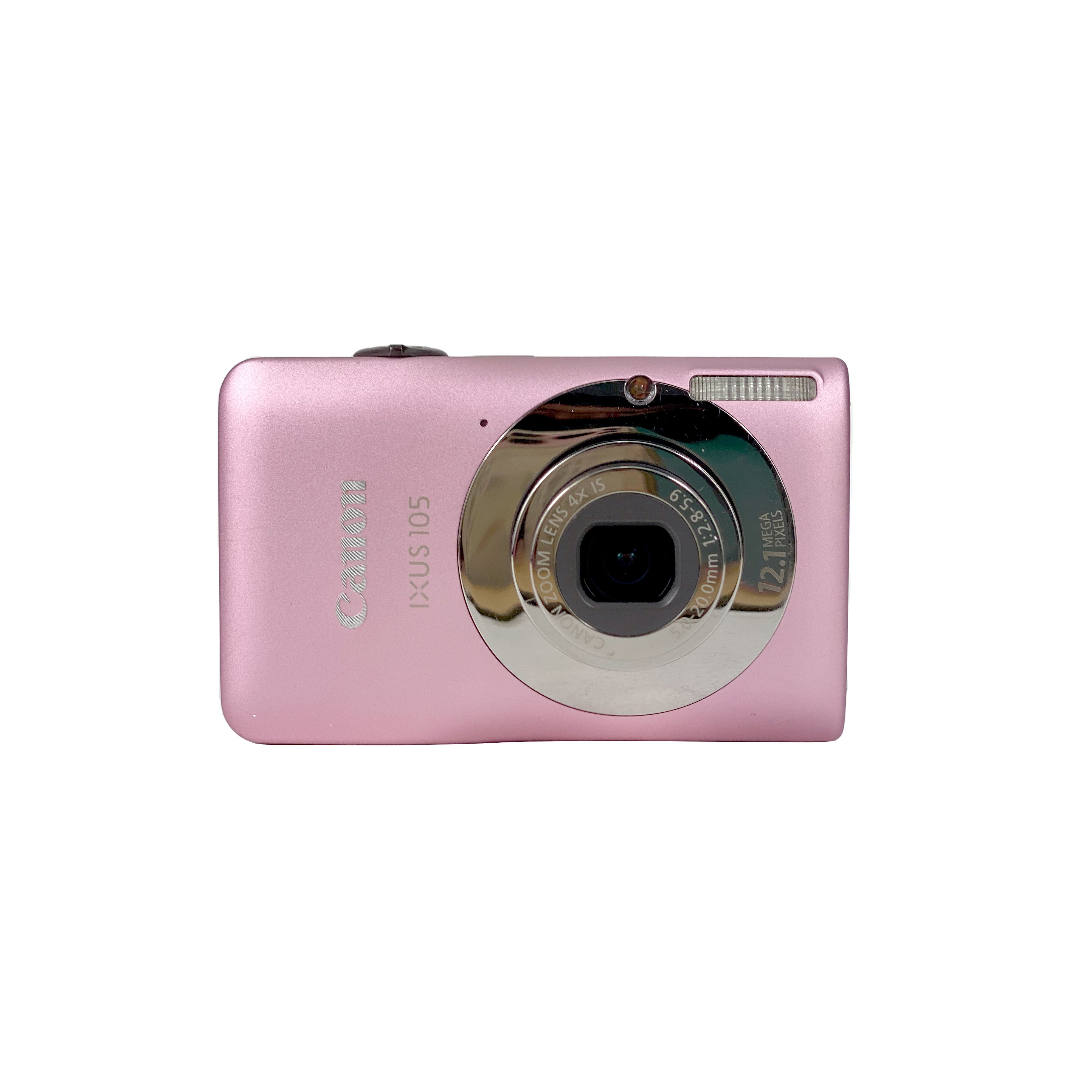 Canon IXUS 105 コンパクトデジタルカメラ Canon IXUS 105 Digital Compact - Pink – Retro Camera Shop