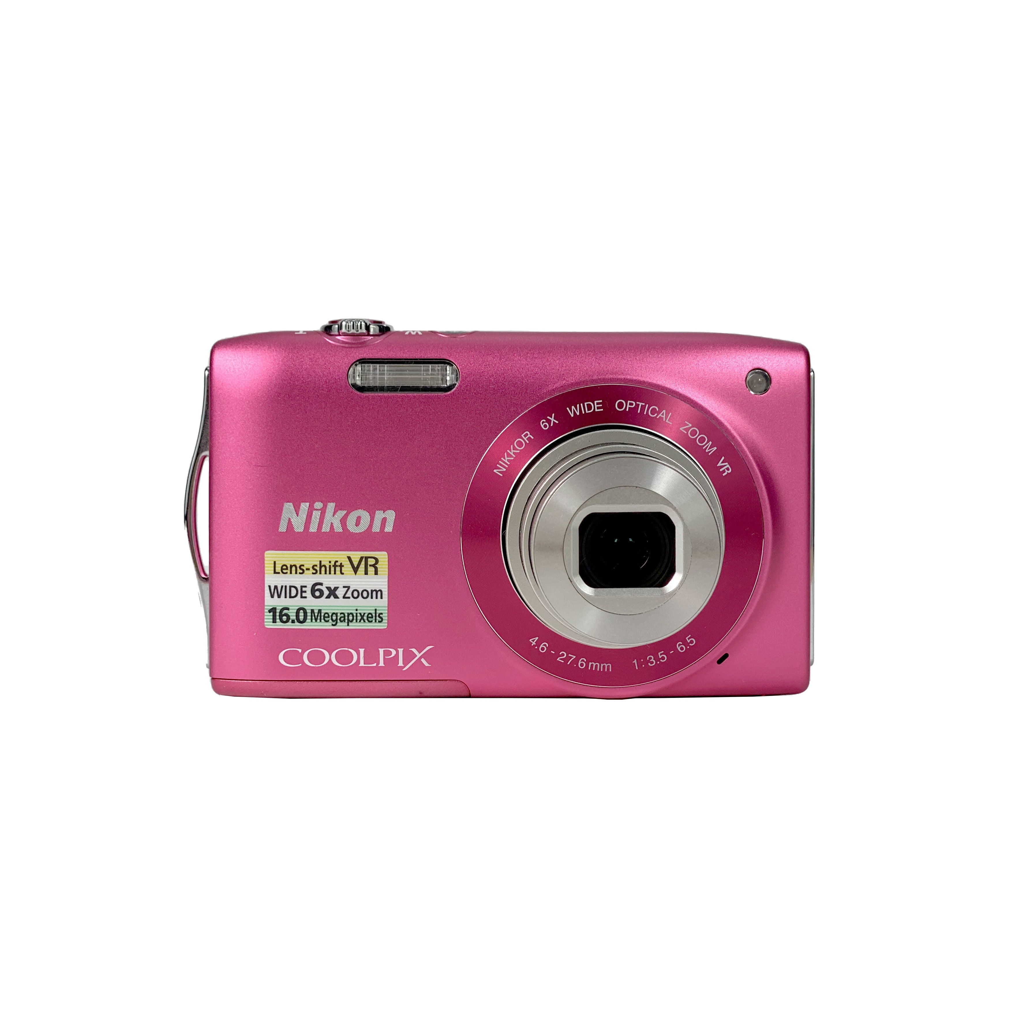 【ジャンク品】Nikon COOLPIX S3300 ピンク Nikon COOLPIX S3300 Strawberry Pink 6x Zoom 16.0MP Digital