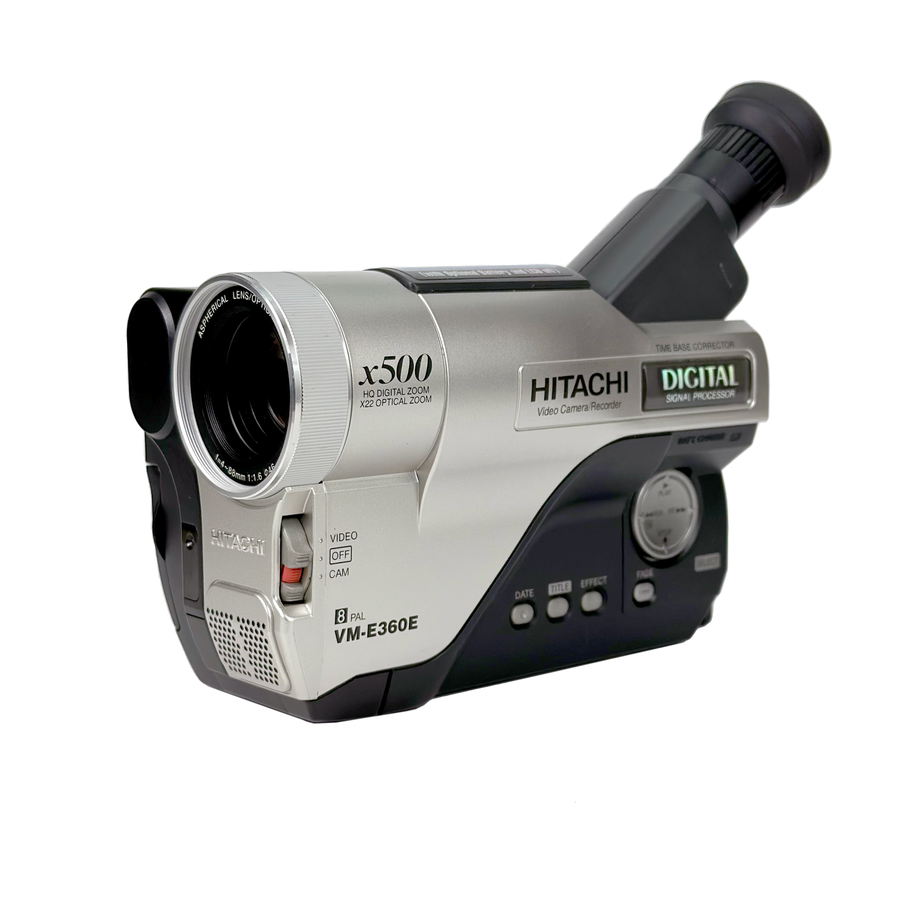 Hitachi VM-E360 8 PAL Video CamCorder – Retro Camera Shop