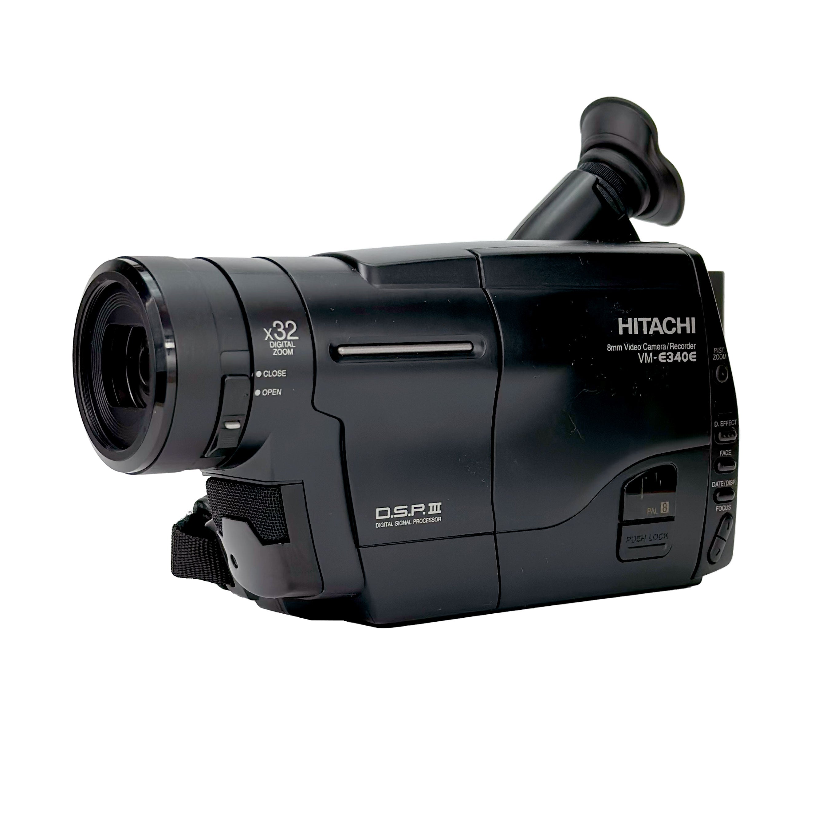 Hitachi VM-E340E PAL Video 8 Camcorder – Retro Camera Shop