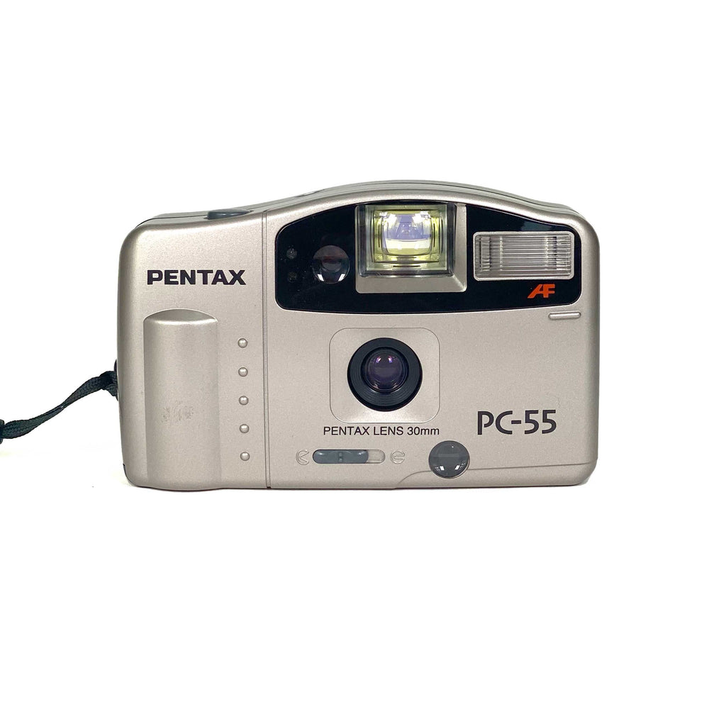 PENTAX PC-606W - Appareil Photo Argentique Vintage 35mm - Autofocus Gris/Jaune