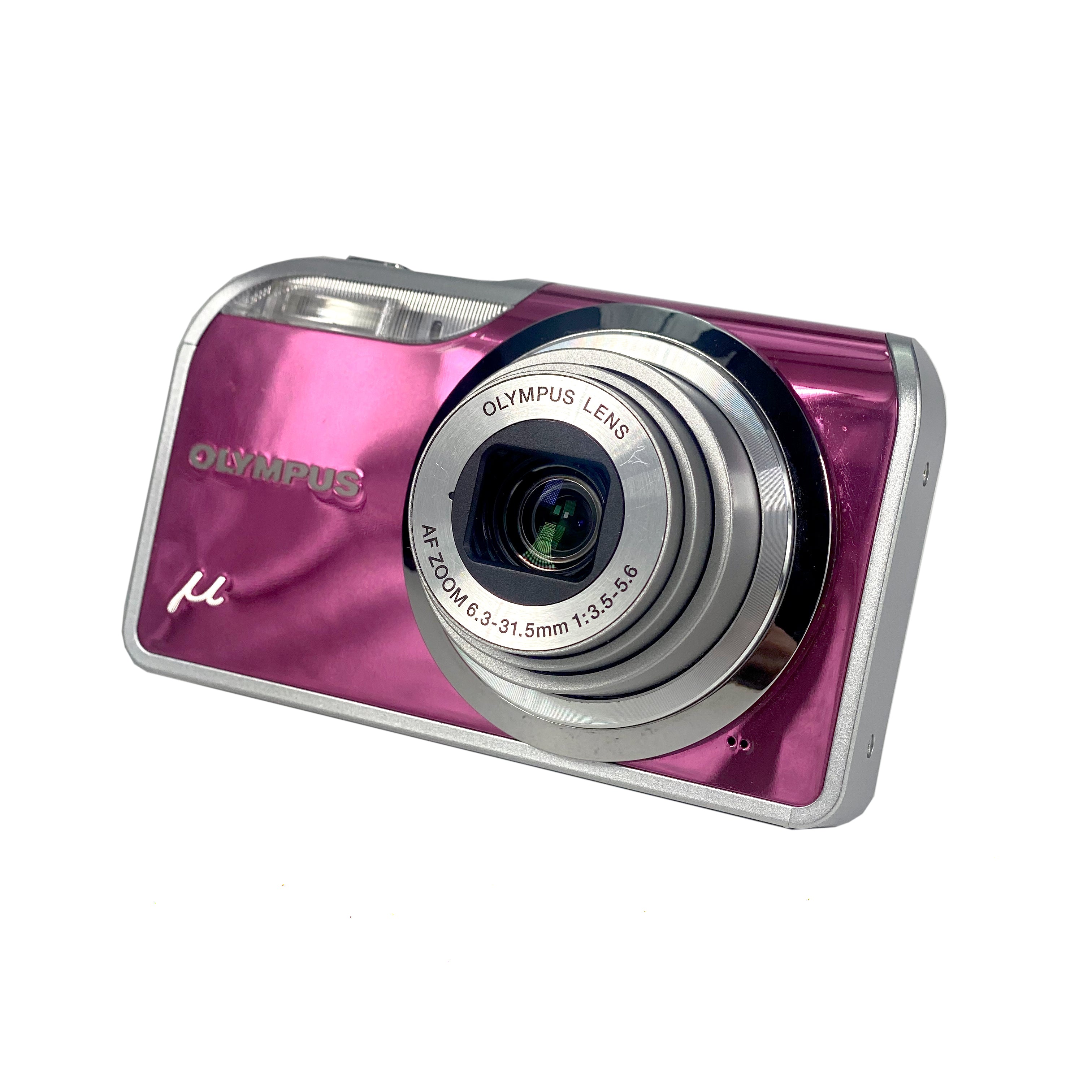 Olympus Mju 5000 Digital Compact - Pink (rare version) – Retro Camera Shop