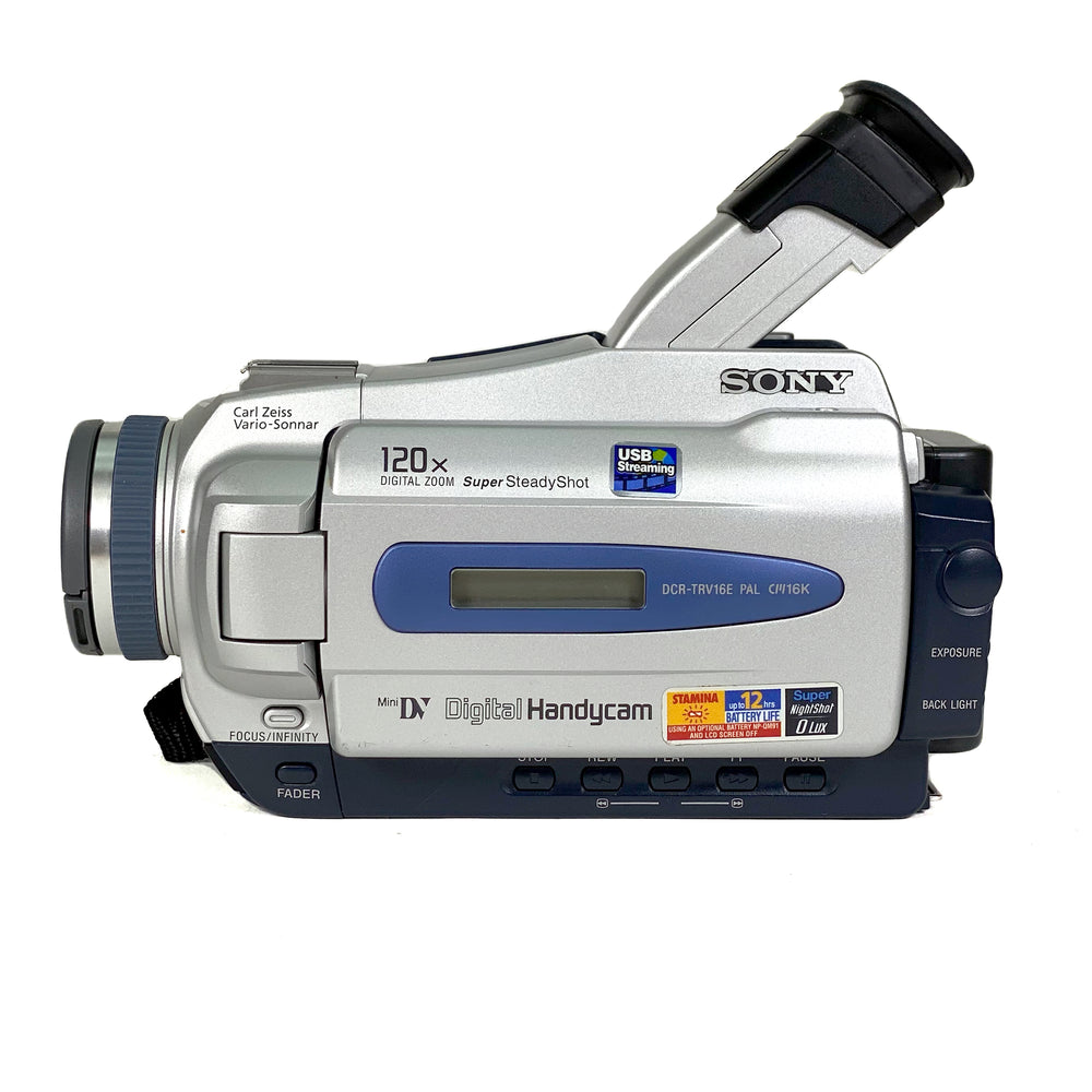 Sony Handycam DCR-TRV16E PAL MiniDV Camcorder – Retro Camera Shop