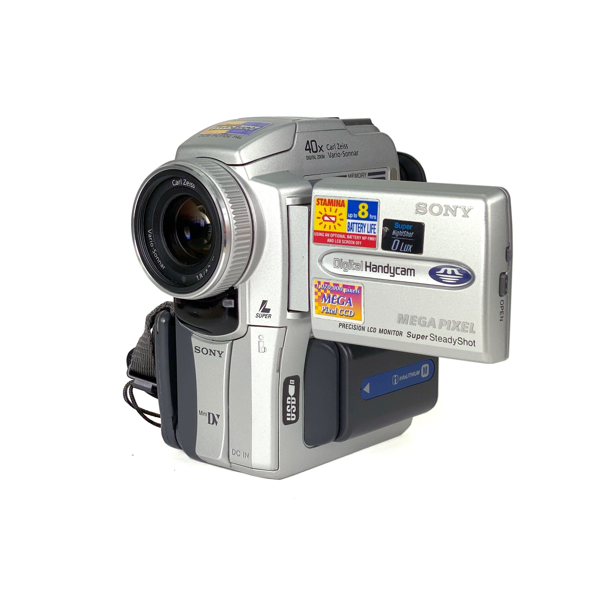 Sony Handycam DCR-PC110E PAL MiniDV Camcorder – Retro Camera Shop