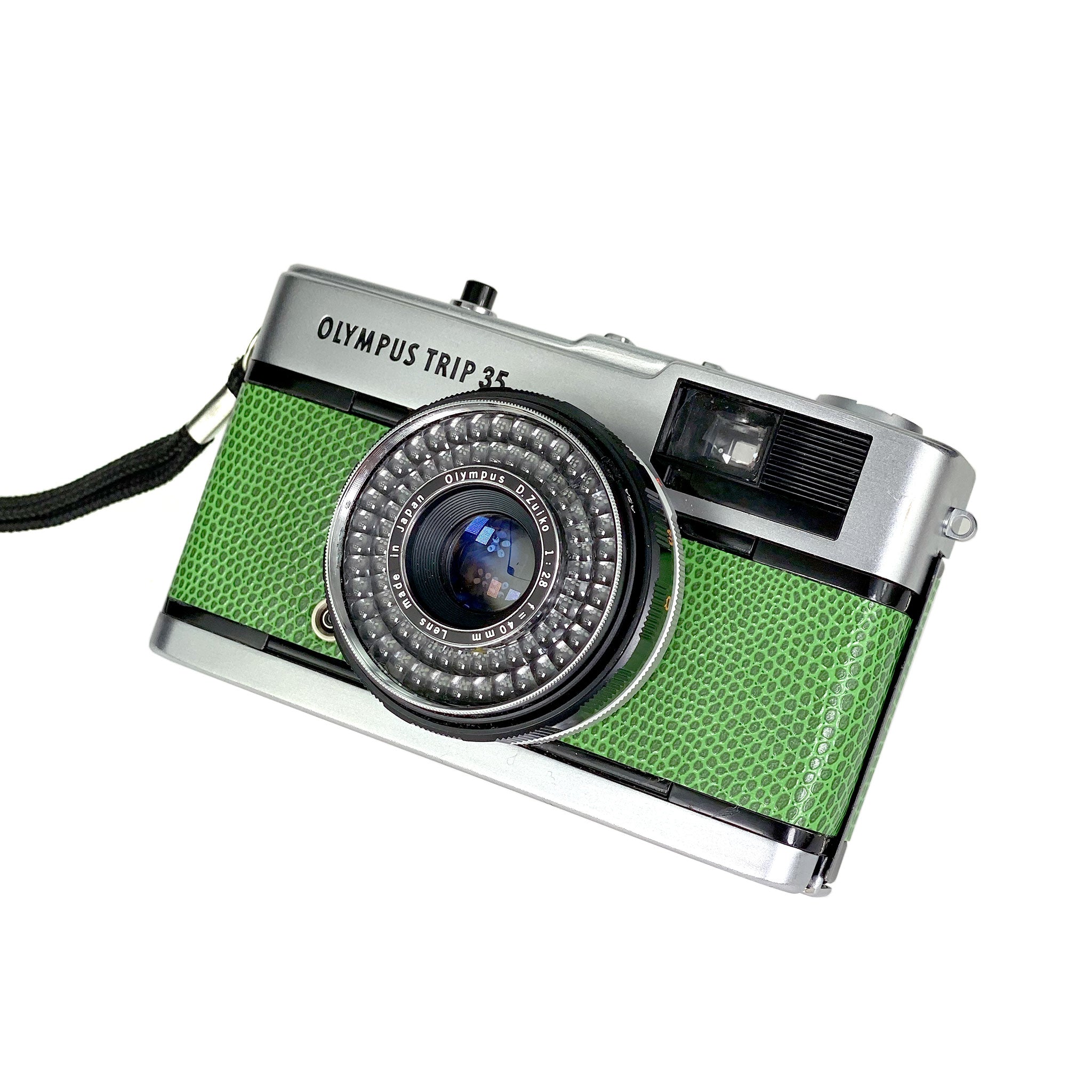 Olympus Trip 35　　Q385 Olympus Trip 35 Apple Green – Retro Camera Shop