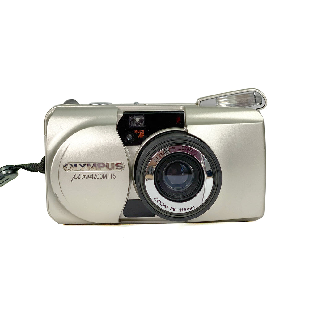 OLYMPUS u [mju:] 心細く ZOOM 115 AF ミュー ゴールド 訳有