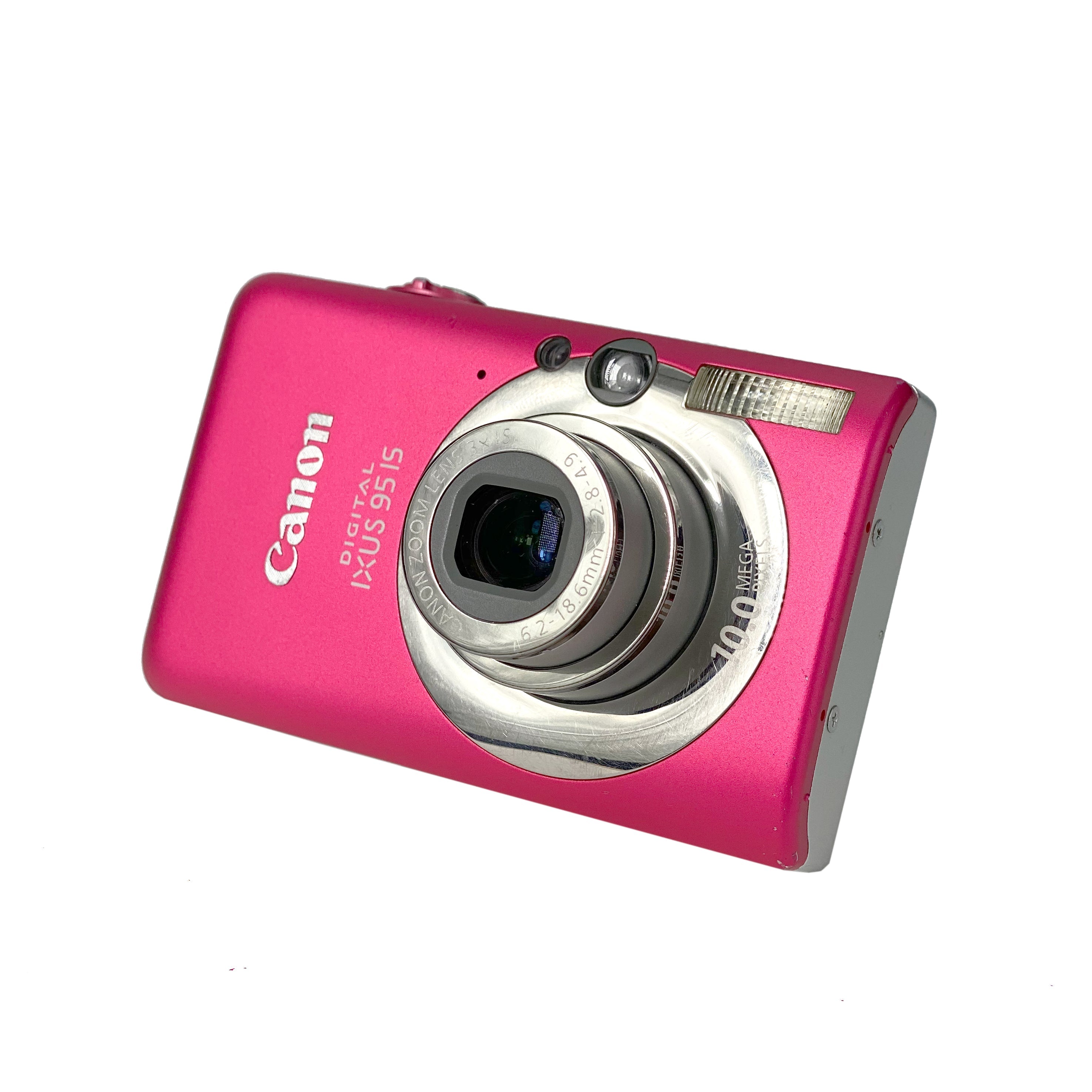 Canon IXUS 95 IS Digital Compact - Pink – Retro Camera Shop