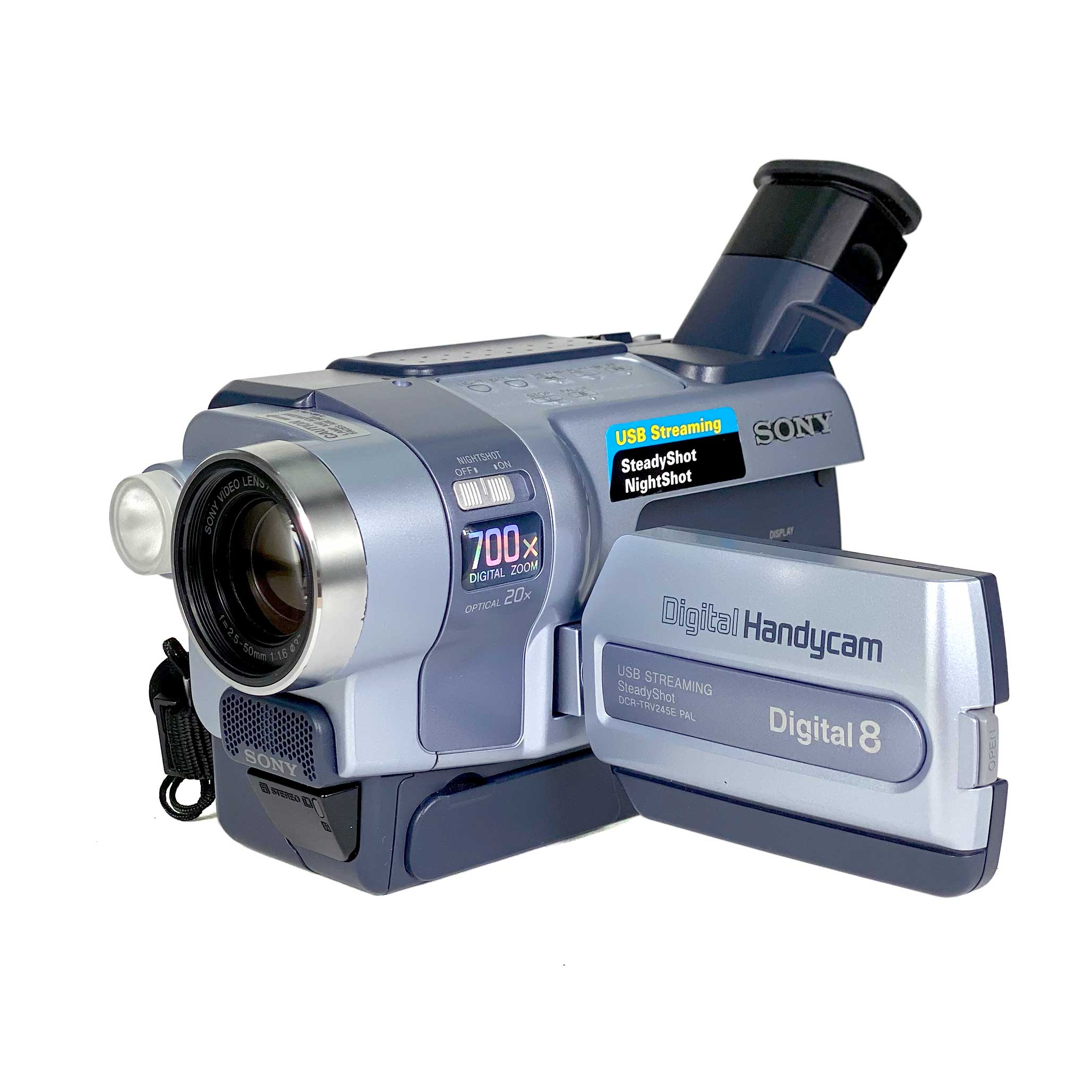 Sony Handycam DCR-TRV245E PAL Hi8 Digital Camcorder – Retro