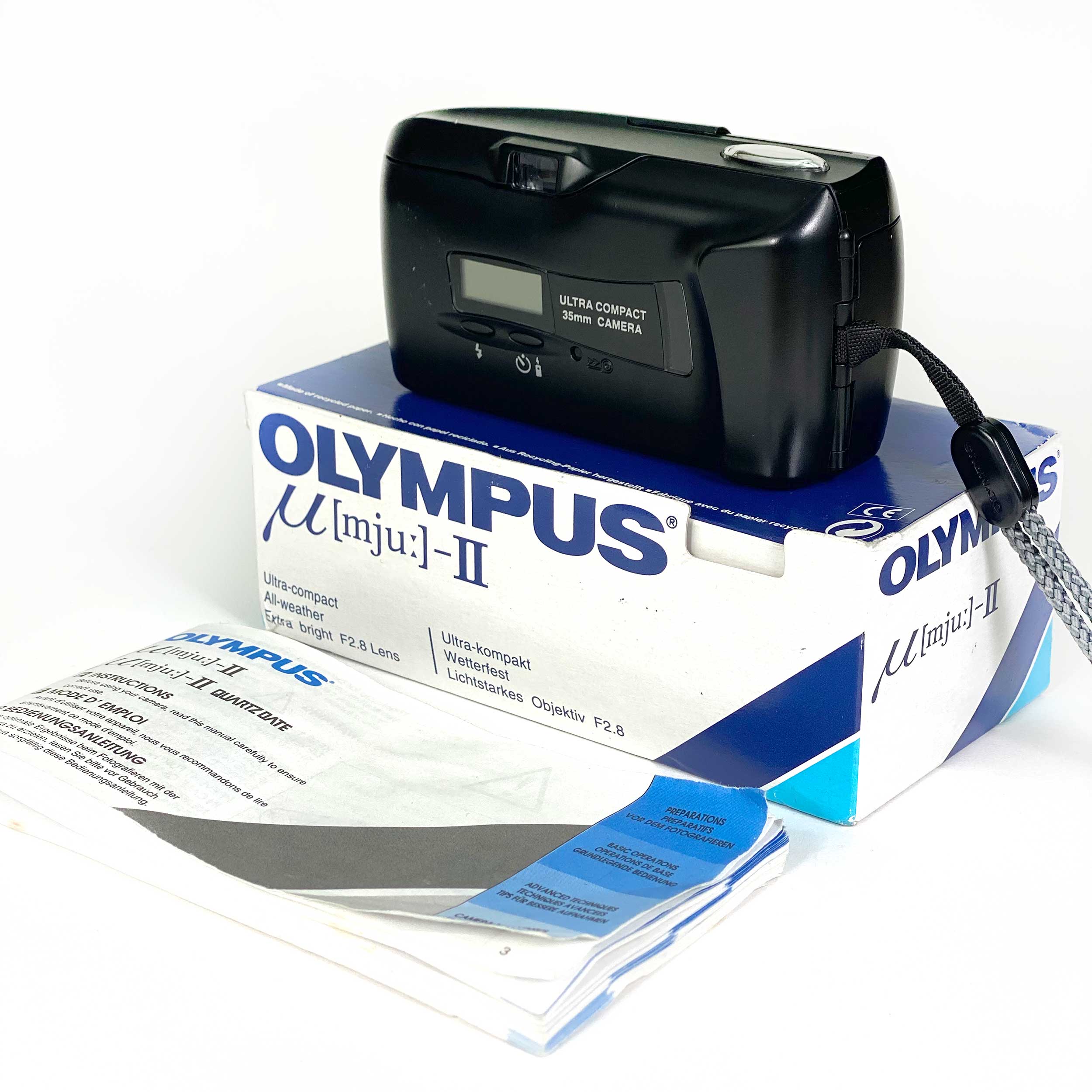 olympus μ II Olympus Mju II - Mint Condition in Box – Retro Camera Shop
