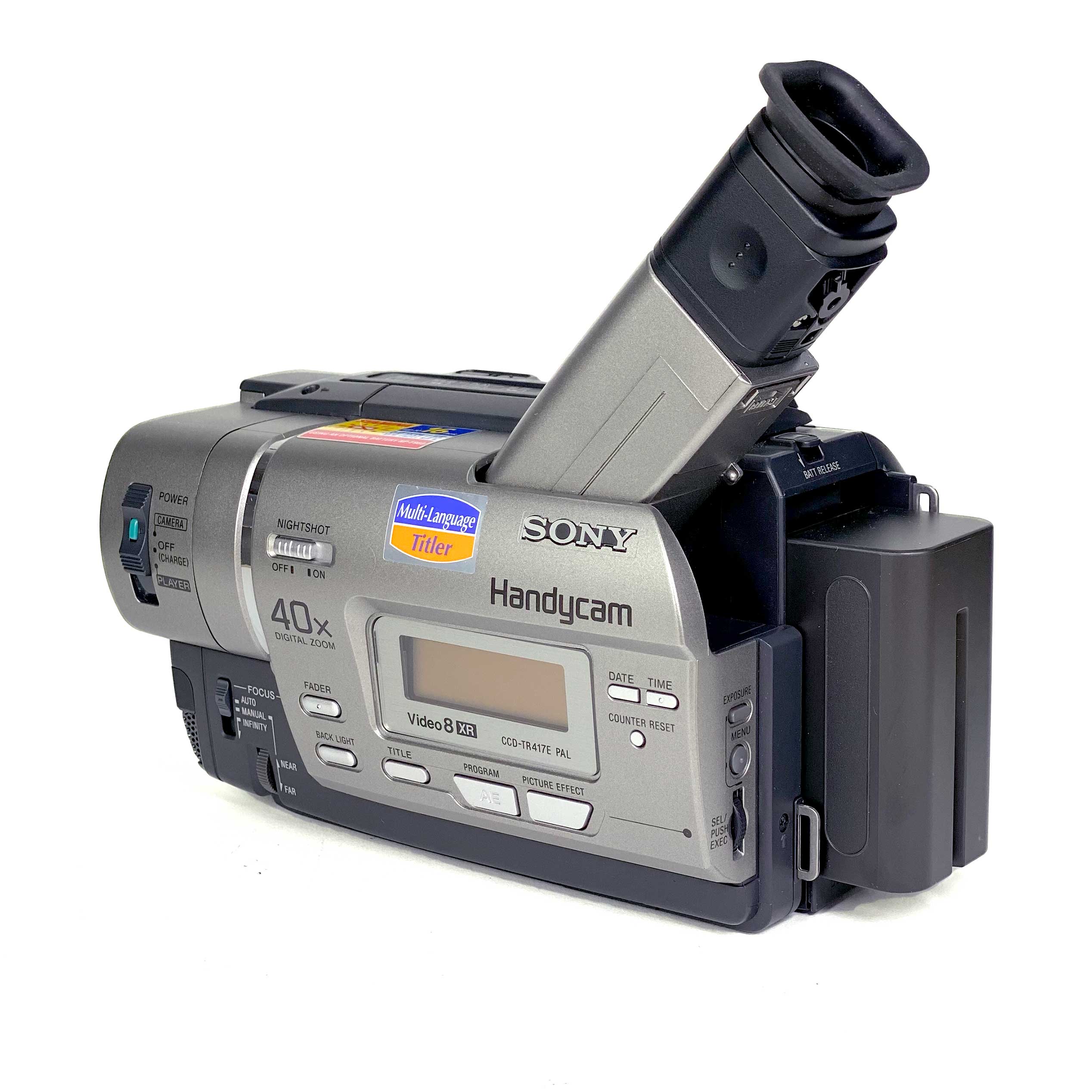 Sony Handycam CCD-TR417E Video 8 Camcorder – Retro Camera Shop