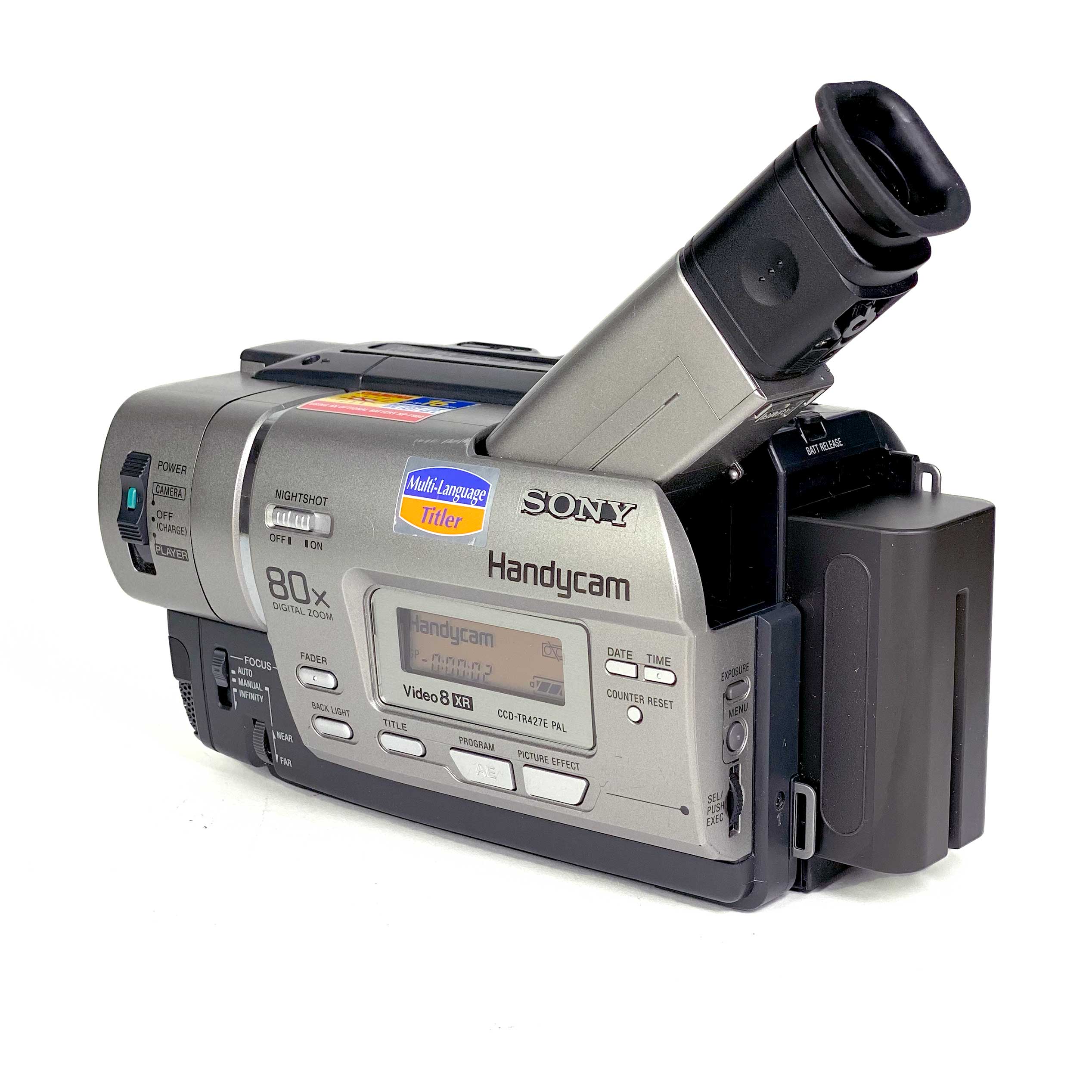 Sony Handycam CCD-TR427E Video 8 Camcorder – Retro Camera Shop