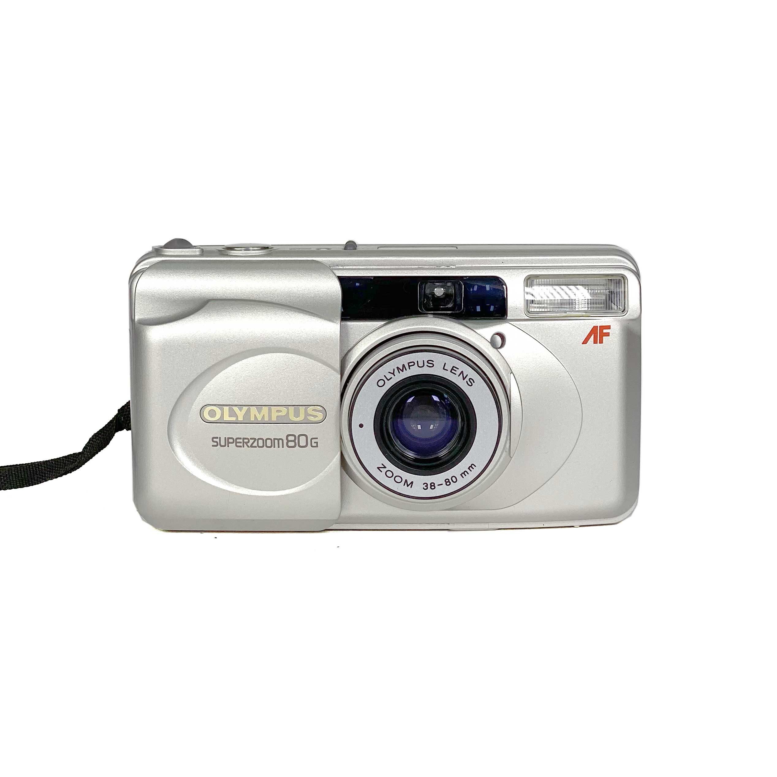 Vintage camera Olympus SUPERZOOM 80G. Point cheapest & Shoot Film Camera. Working chamber. Working film camera ##3768