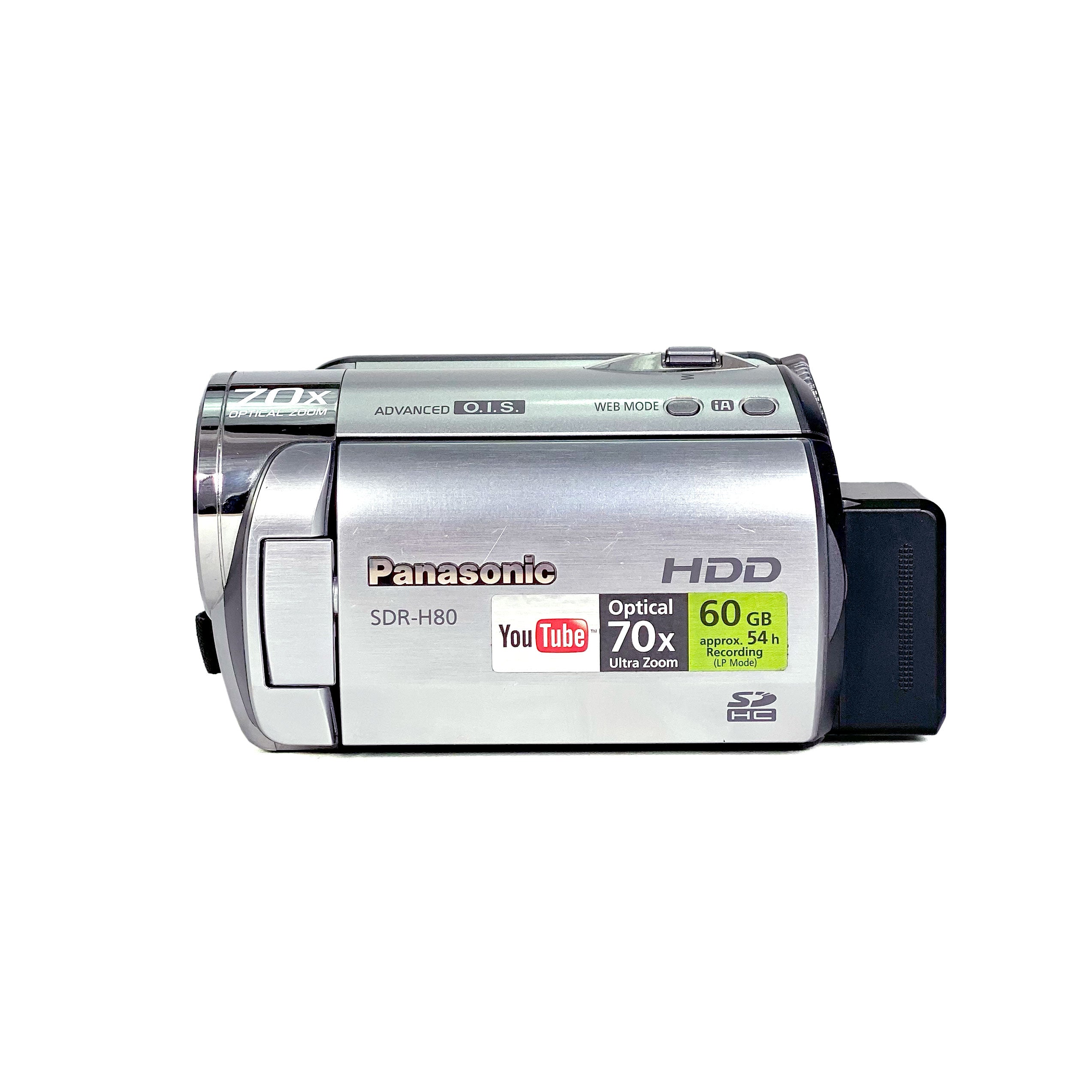 Panasonic SDR-H80 Camcorder - Silver – Retro Camera Shop