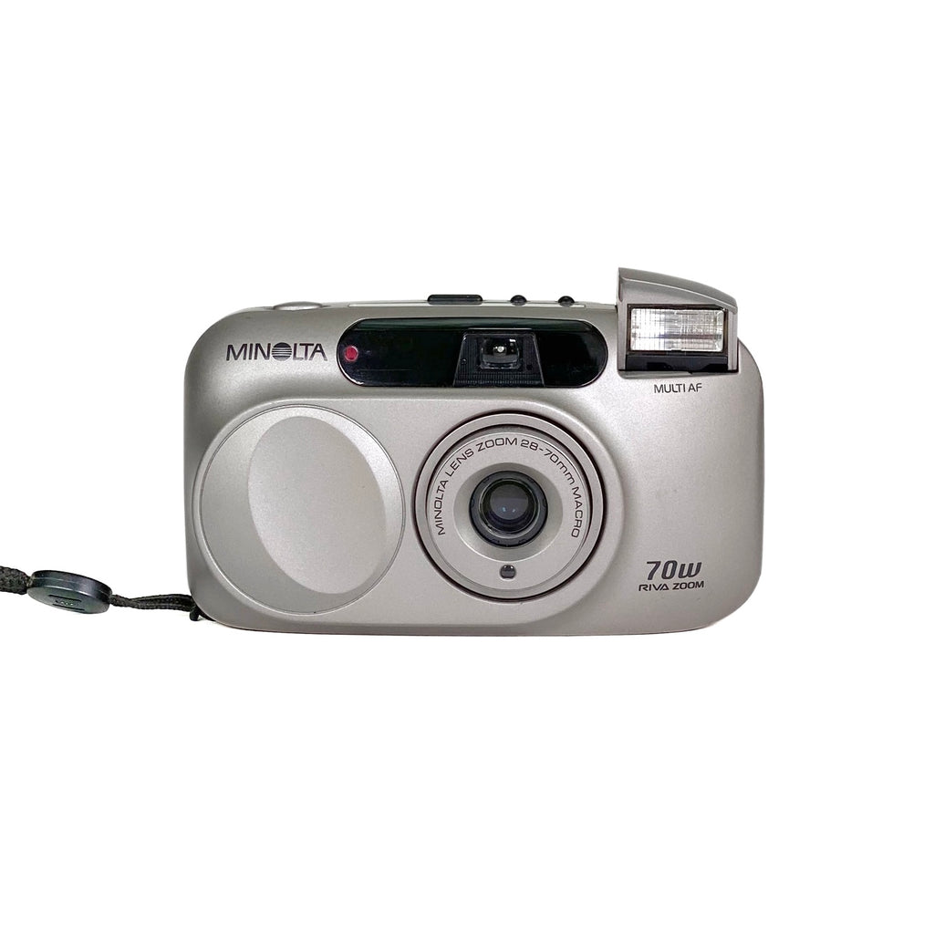 Appareil Photo Vintage Minolta 70W Riva Zoom - Compact 35mm - Fabriqué Au Japon