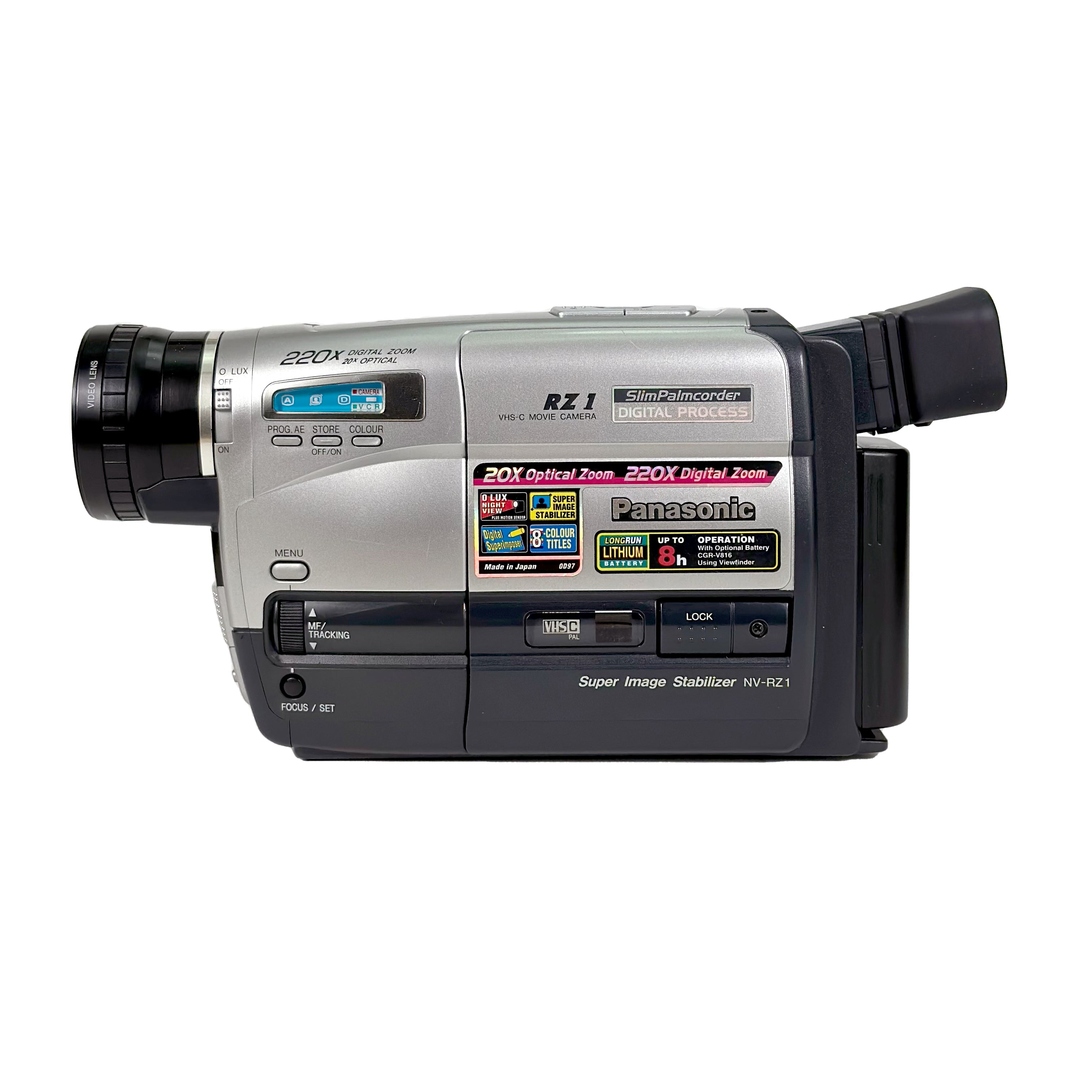 Panasonic RZ VHS-C PAL Camcorder – Retro Camera Shop