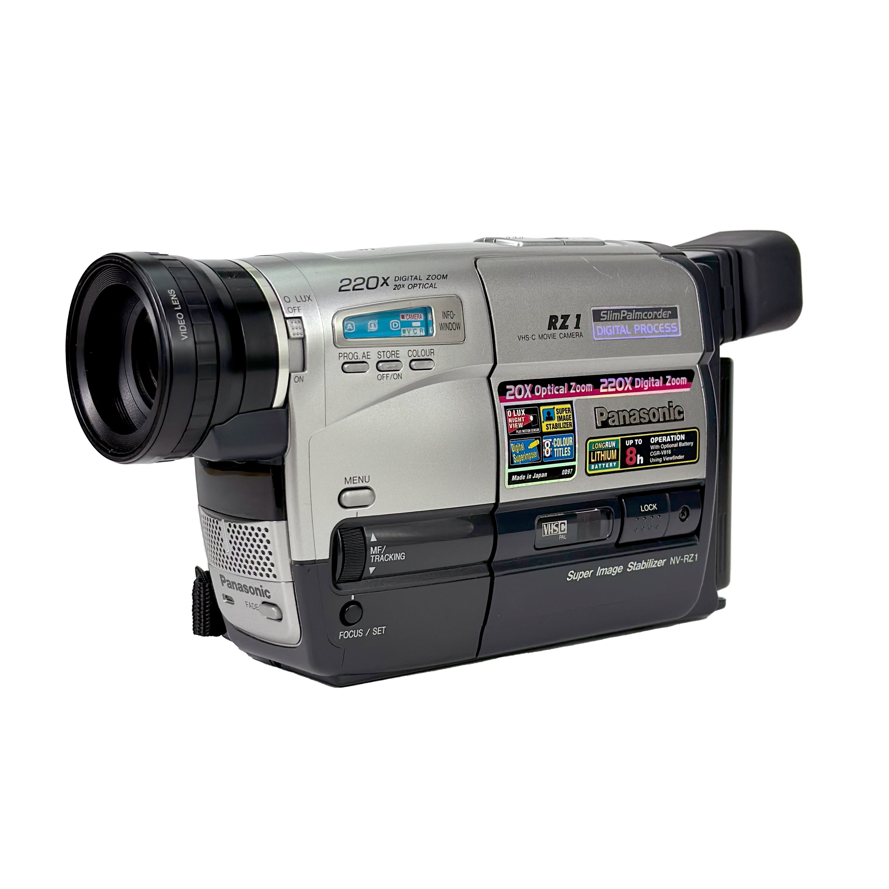 Panasonic - y*r♡ Panasonic RZ 1 VHS-C PAL Camcorder – Retro Camera Shop
