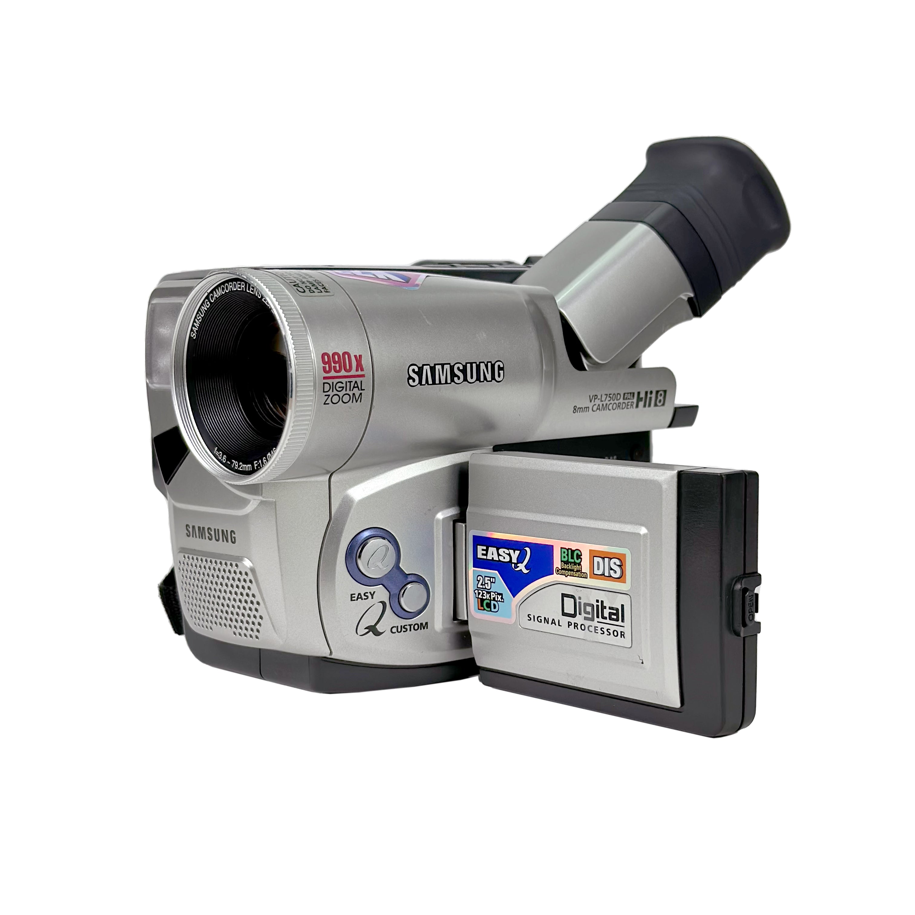 Samsung VP-L750D PAL Hi 8 Video CamCorder – Retro Camera Shop