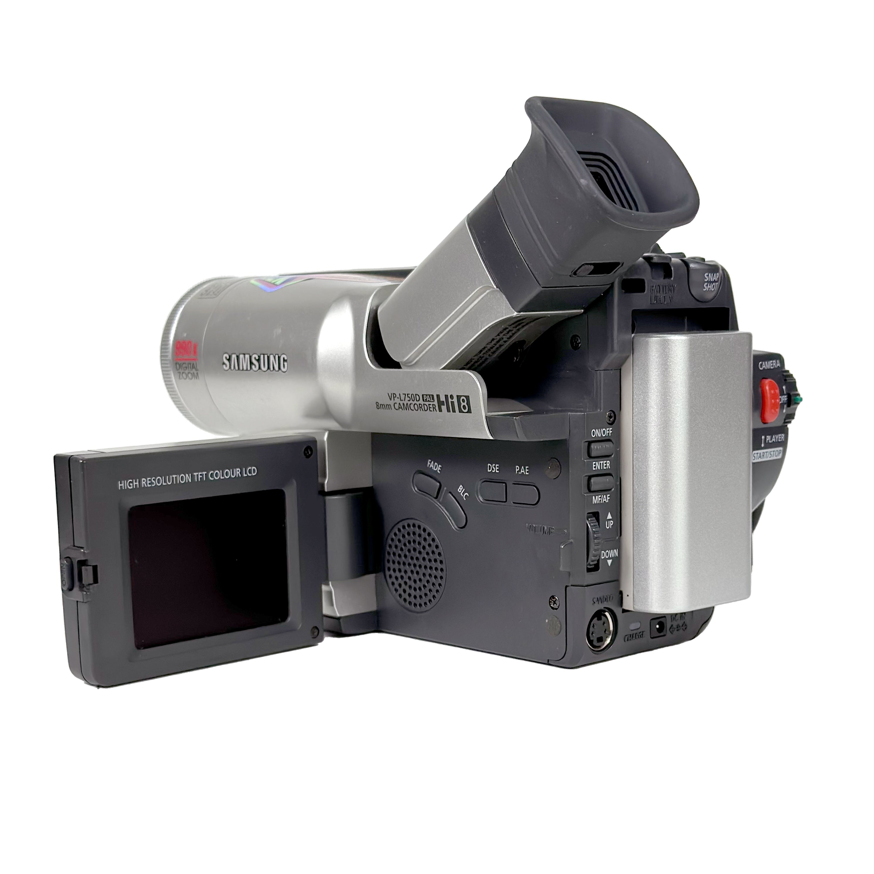 Samsung VP-L750D PAL Hi 8 Video CamCorder – Retro Camera Shop