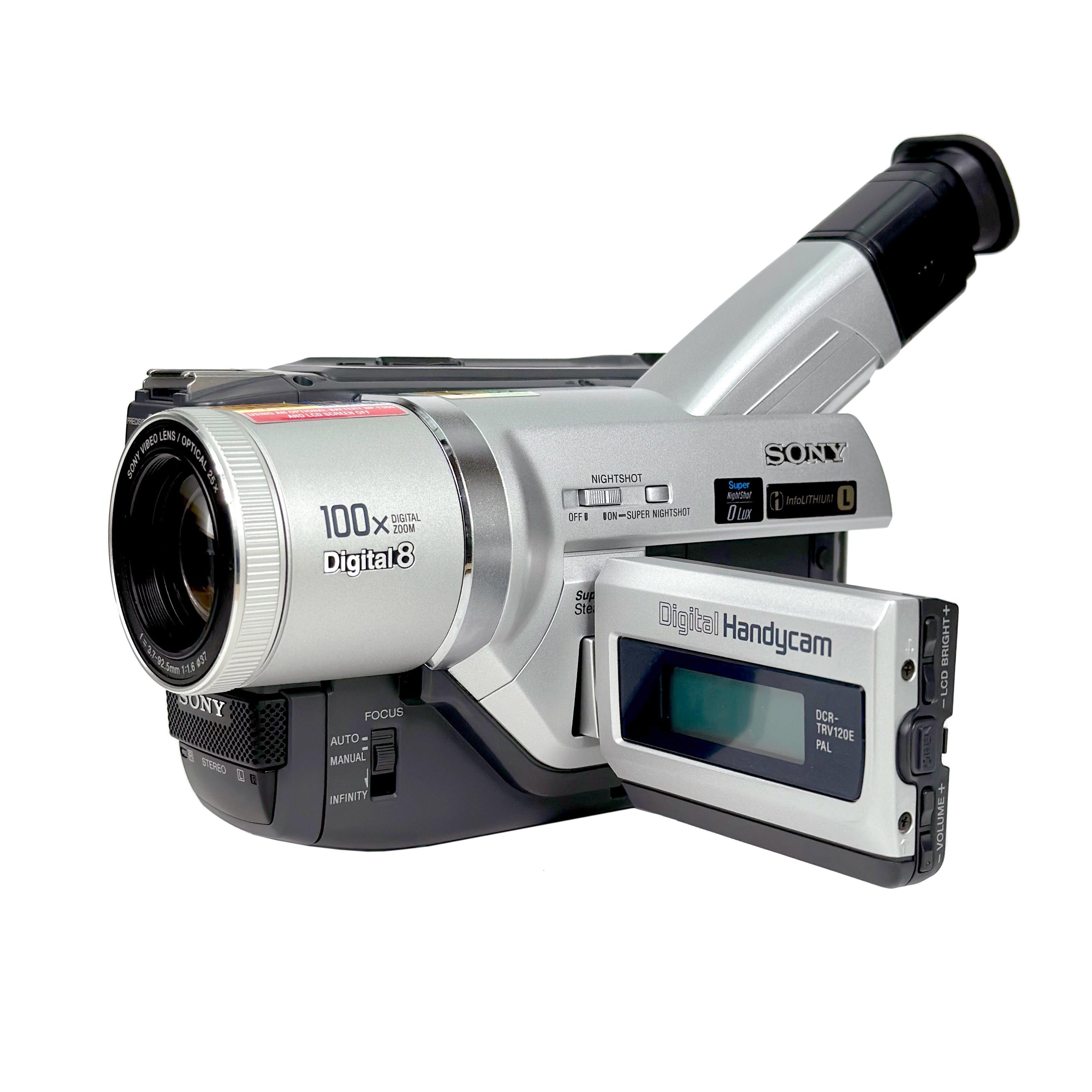 Sony Handycam DCR-TRV120E PAL Hi8 Digital Camcorder – Retro Camera