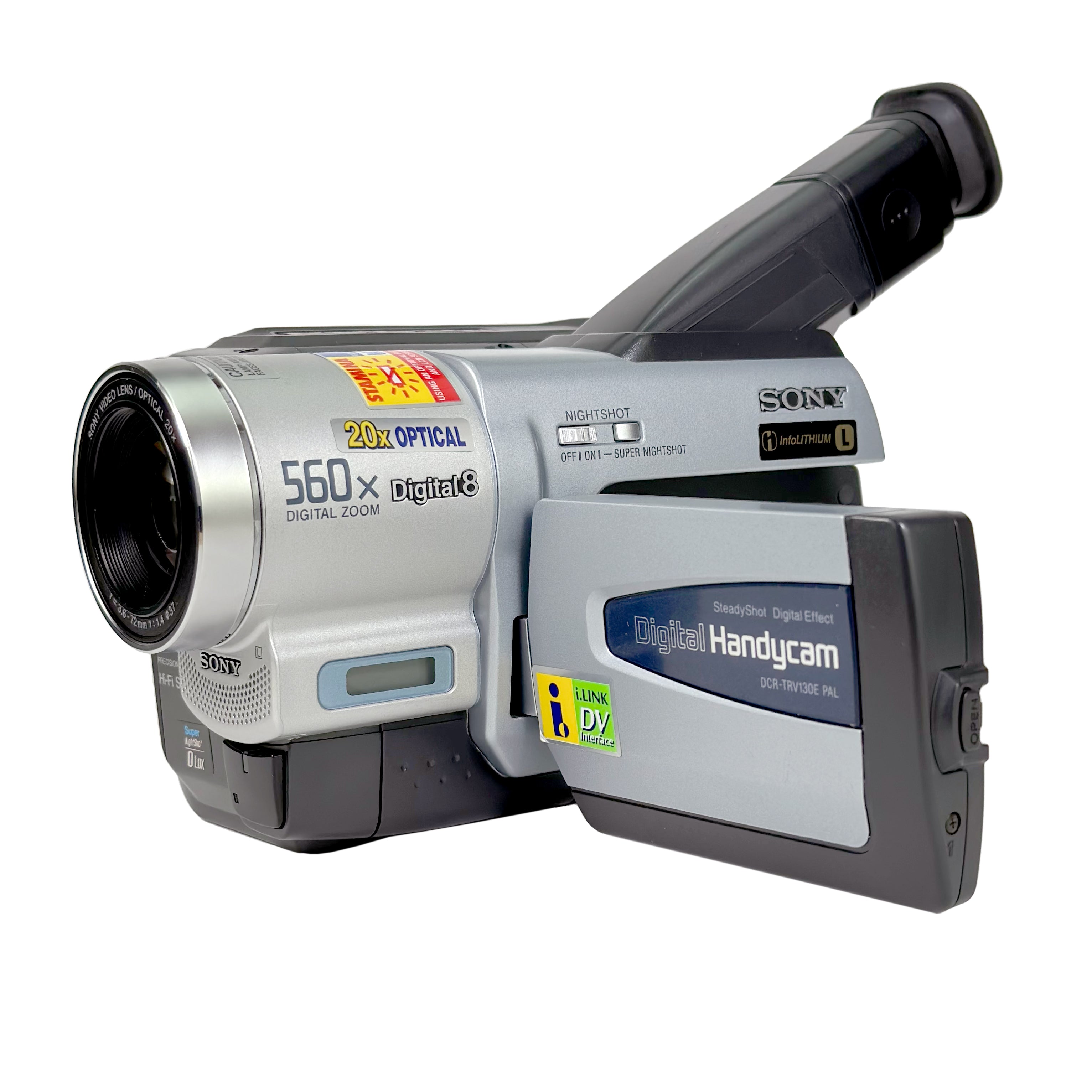 Sony Handycam DCR-TRV130E PAL Digital 8 Camcorder – Retro Camera Shop