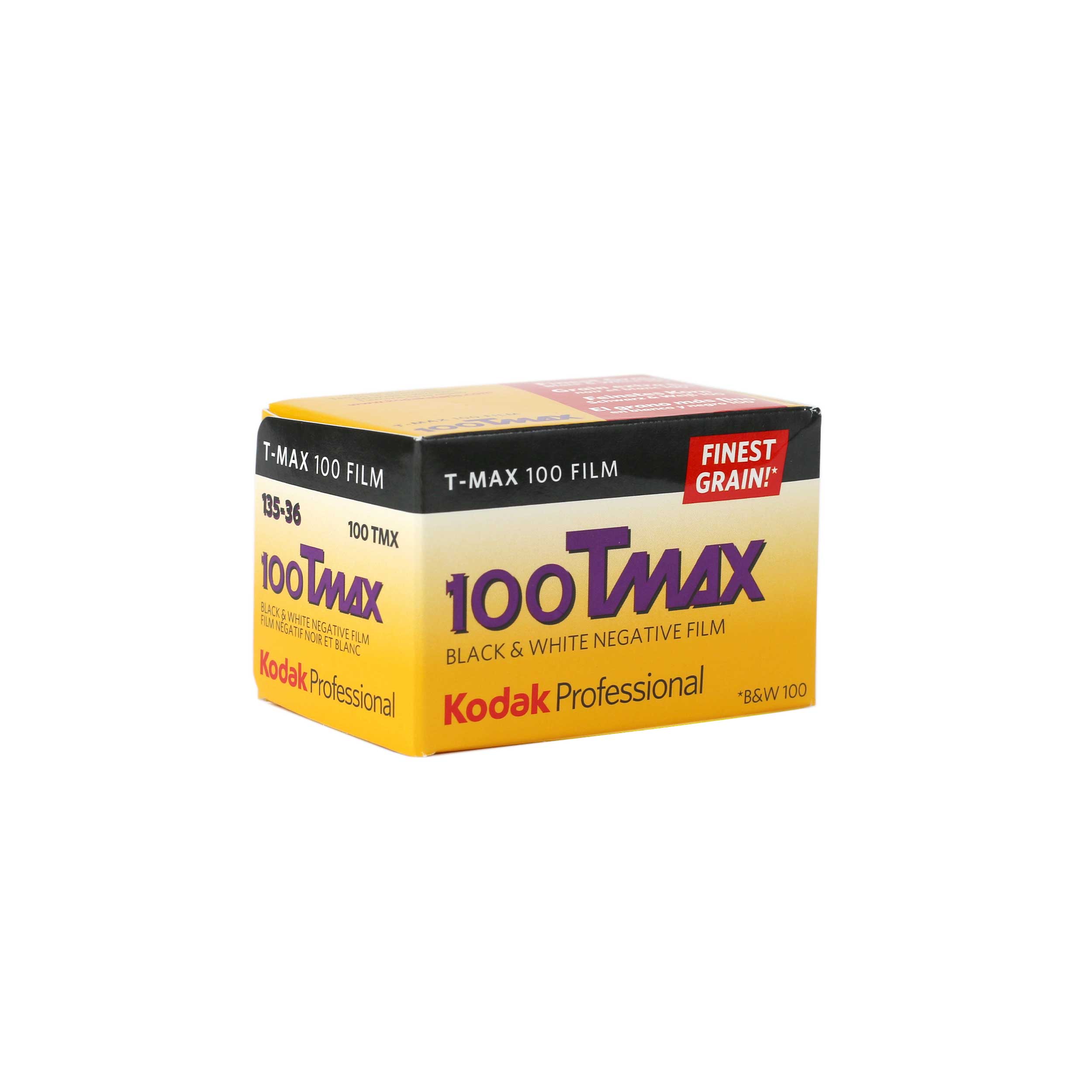 Kodak Professional TMAX 100, 35mm, 24 exp., Black and White Film